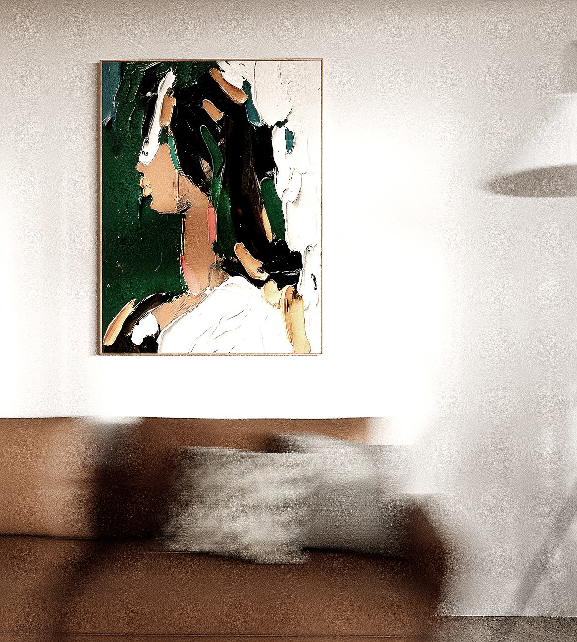 The Artist's Studio explores the intersection of architecture, creativity and everyday living through a series of atmospheric interior visualisations. Designed as the home of a contemporary artist, the project celebrates natural light, material hones
