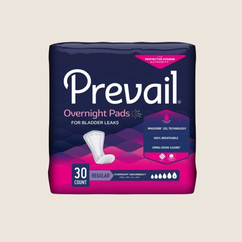 Prevail Proven - Incontinence Bladder Control Pads - Bladder Leak Pads - Overnight Absorbency, 30 Count Bag.jpg