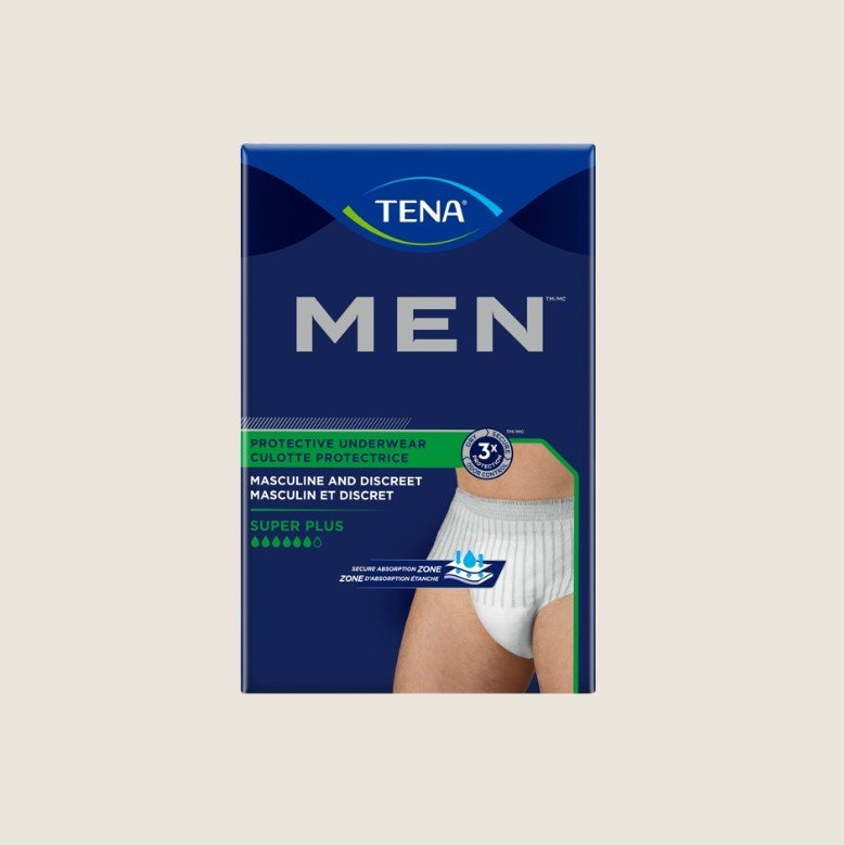 TENA, Underwear(Men), ~$1.13+/pc, ⬤⬤⬤⬤