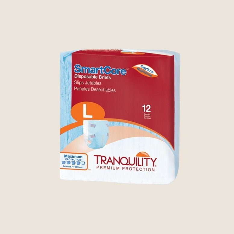 Tranquility SmartCore Adult Disposable Briefs, Incontinence Control with Breathable Kufguard Technology.jpg