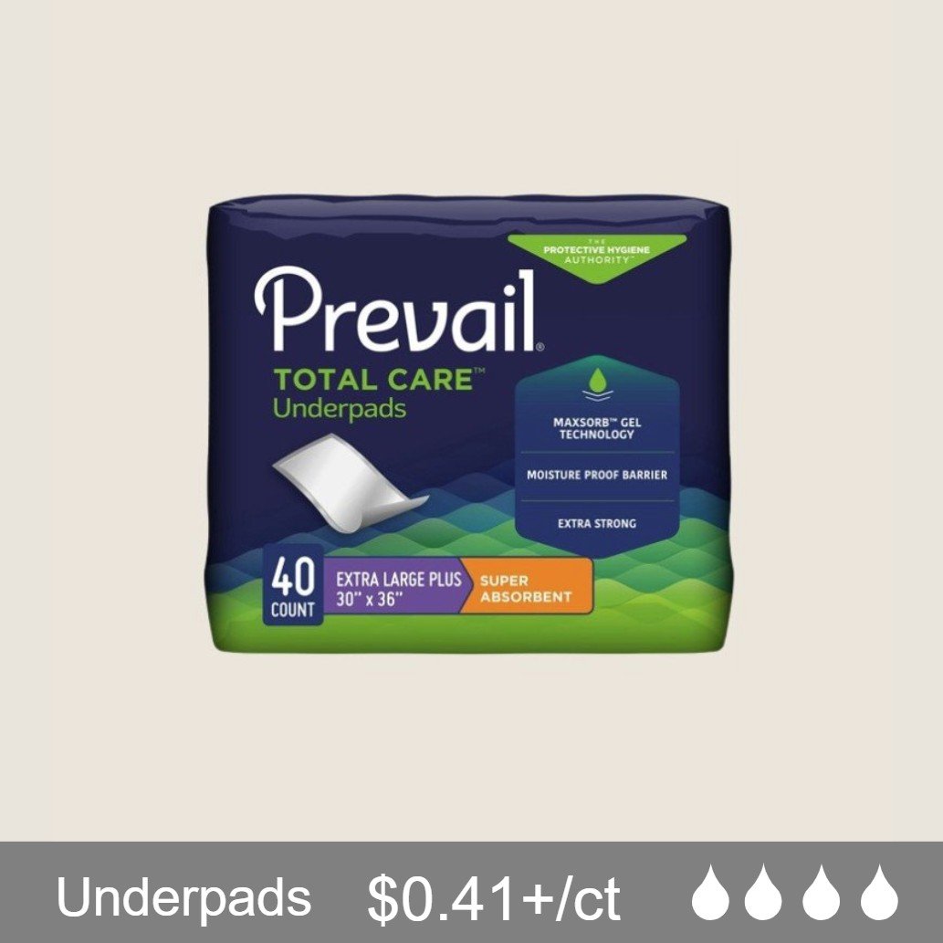 Prevail | Super Absorbent Underpads