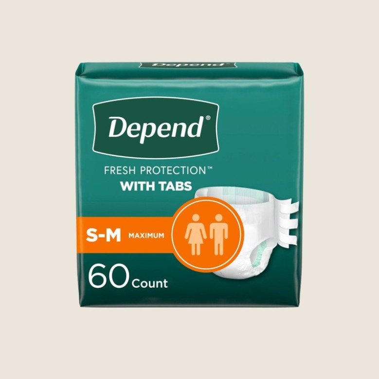 Depend, Briefs(Unisex), ~$0.74+/pc, ⬤⬤⬤⬤