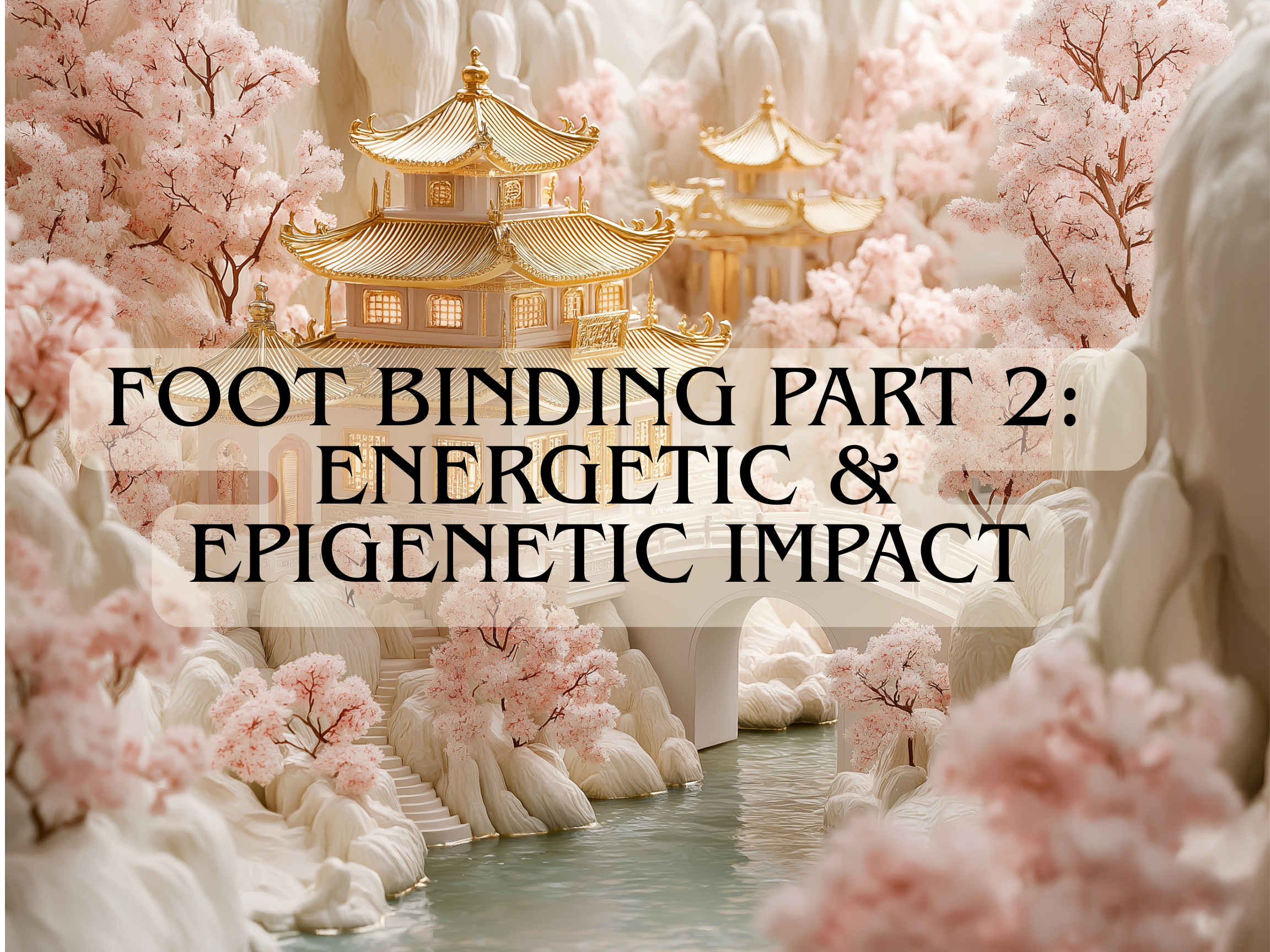 Foot Binding Part 2: Energetic and Epigenetic Impact