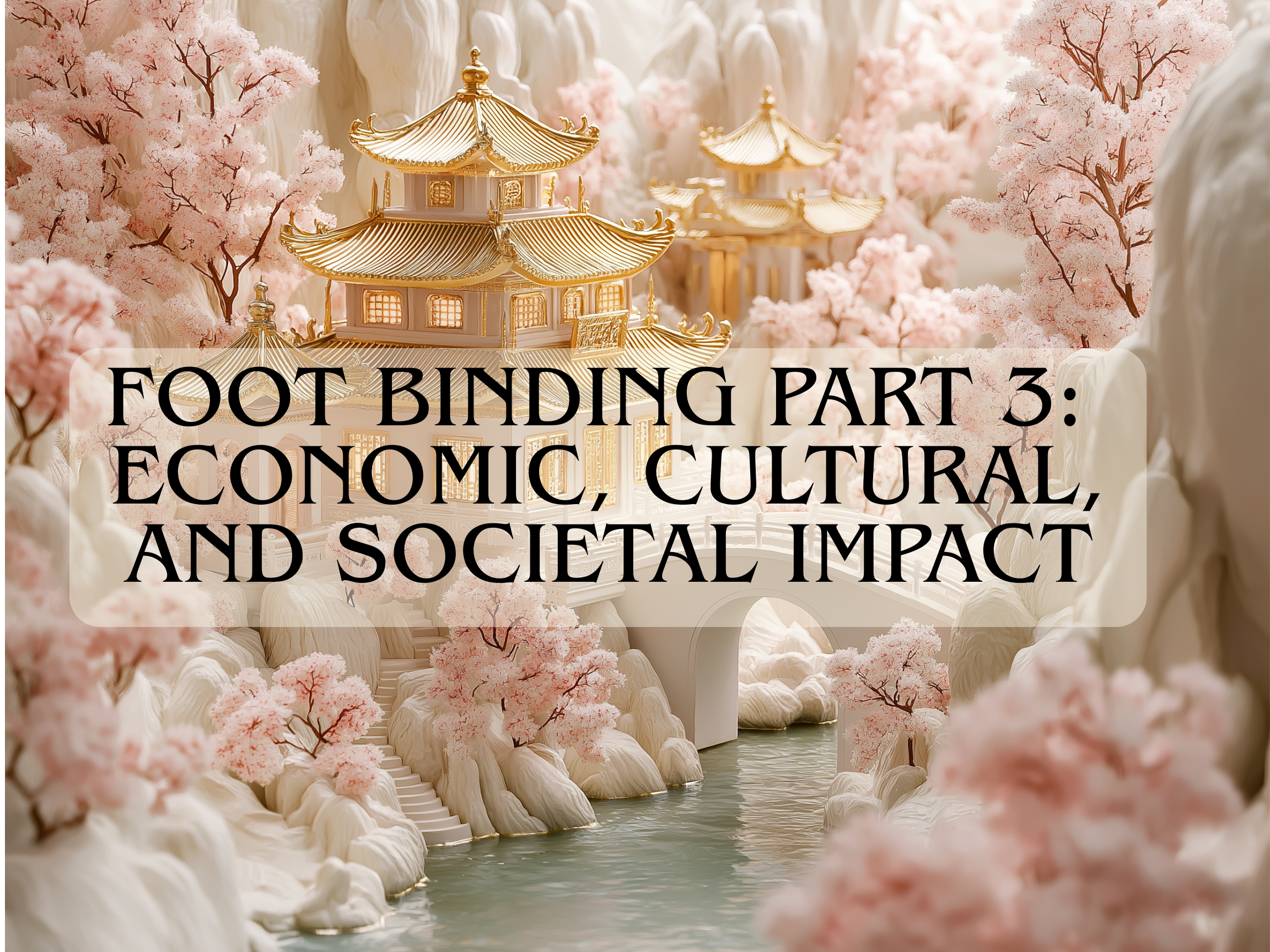 Foot Binding Part 3: Economic, Cultural, and Societal Impact