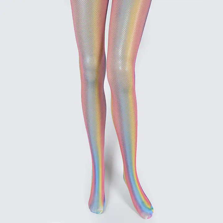 Hologram Mesh Stocking