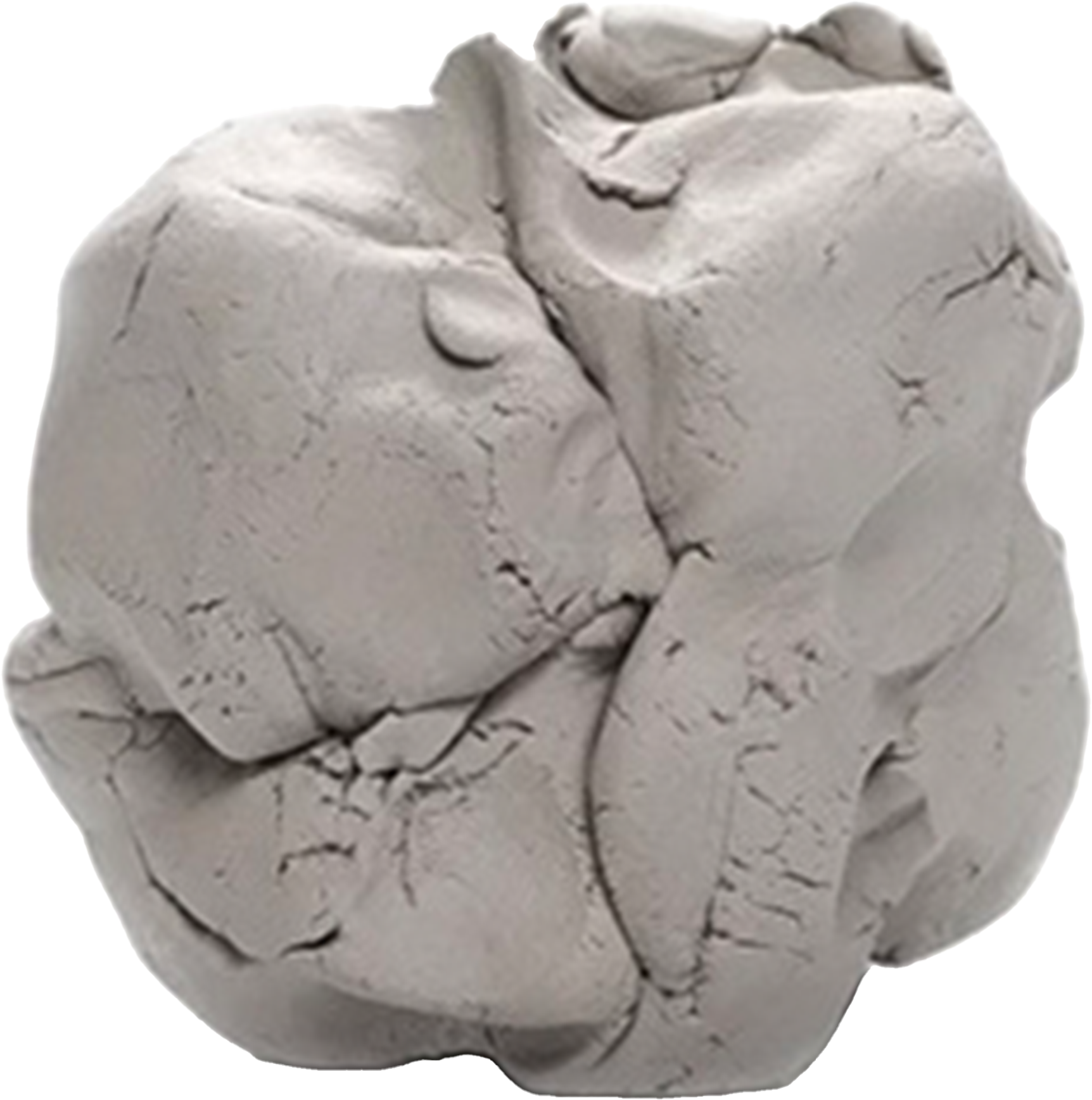 Close-up of a crumpled piece of white paper with black lines and cracks, resembling a sketch or drawing.