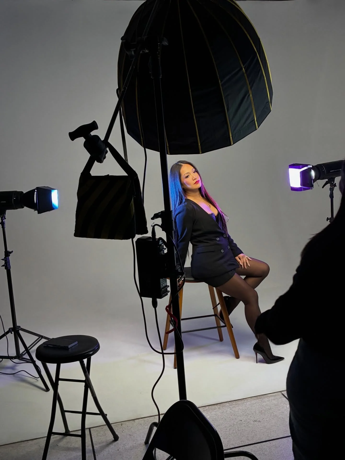 Behind the scenes at ACS 🎬✨

From glam to dialing in lighting on the cyc &mdash; this is what a full creative booking looks like at Alamo City Studios.

We love seeing a vision go from prep to final shot all in one space. It&rsquo;s more than a stud