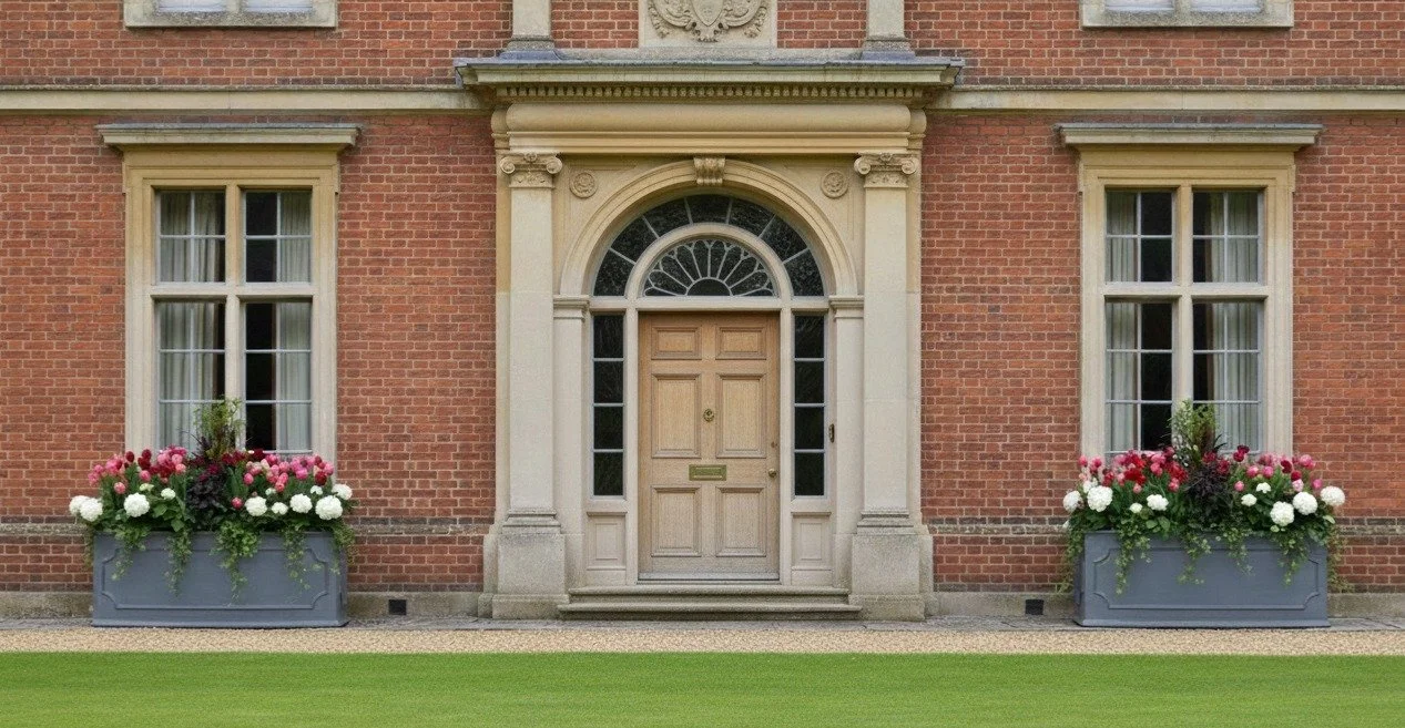 🏛️🌷

There is nothing quite like the timeless elegance of an English Traditional estate. 

We&rsquo;ve paired that classic architectural beauty with our signature Bowfront Planters to show you how a simple addition can transform a home&rsquo;s entr