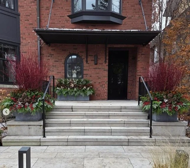 Nothing beats seeing our handcrafted pieces out in the world, especially when they are dressed up like this! 🌿✨

We are proud to have produced these three custom planter troughs for this stunning entryway project. Whether you need a specific size to