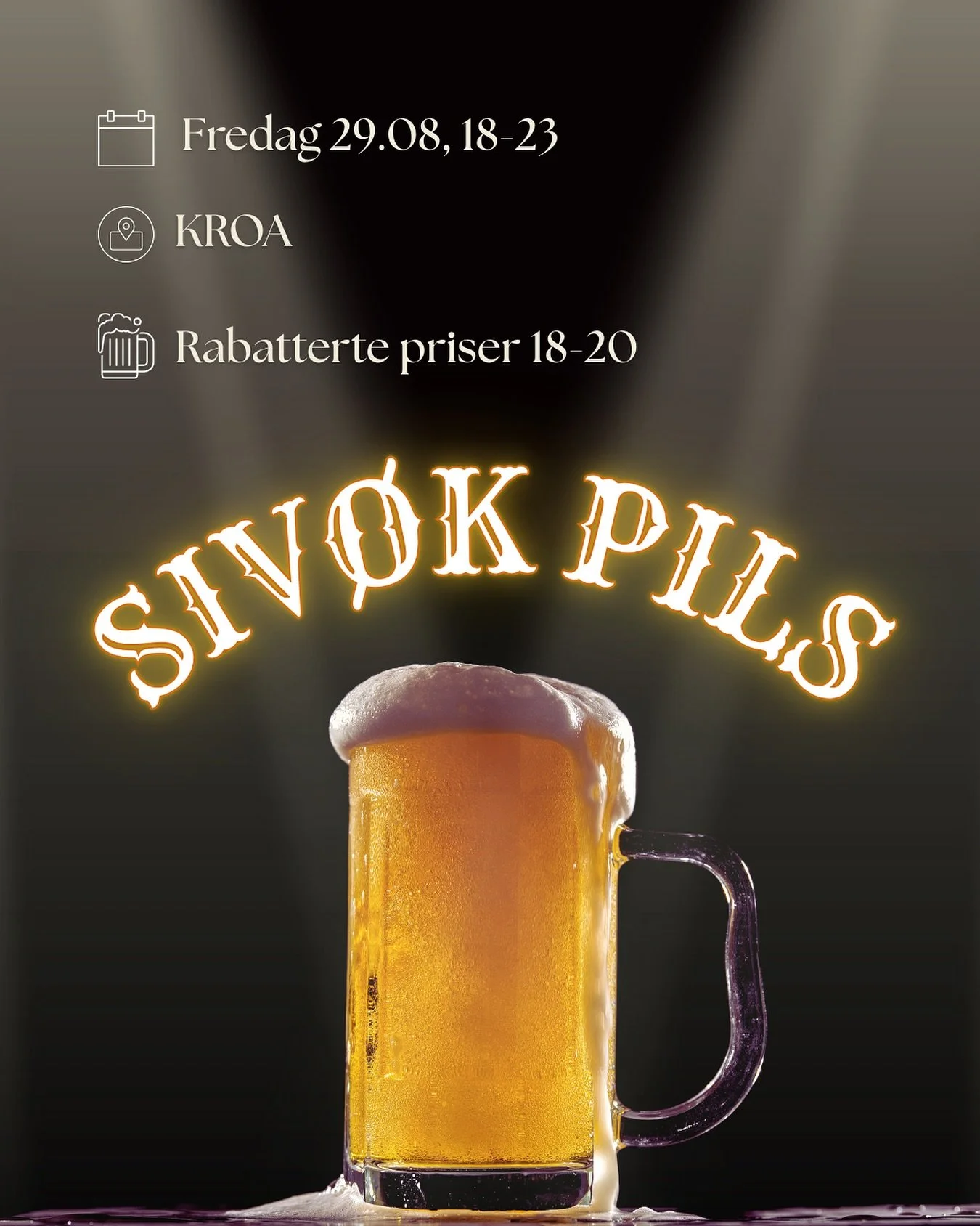Da er det duket og dekket for semesterets første Sivøk pils!😍🍻
Dørene åpner som vanlig klokken 18 hvor vi tilbyr rabatterte priser på øl frem til 20. 
Til alle nye studenter - Sivøk pils avholdes all