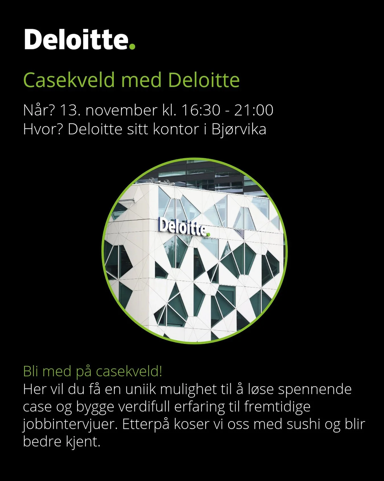 Meld deg p&aring; via lenken i bio - frist 12. november kl. 14💙