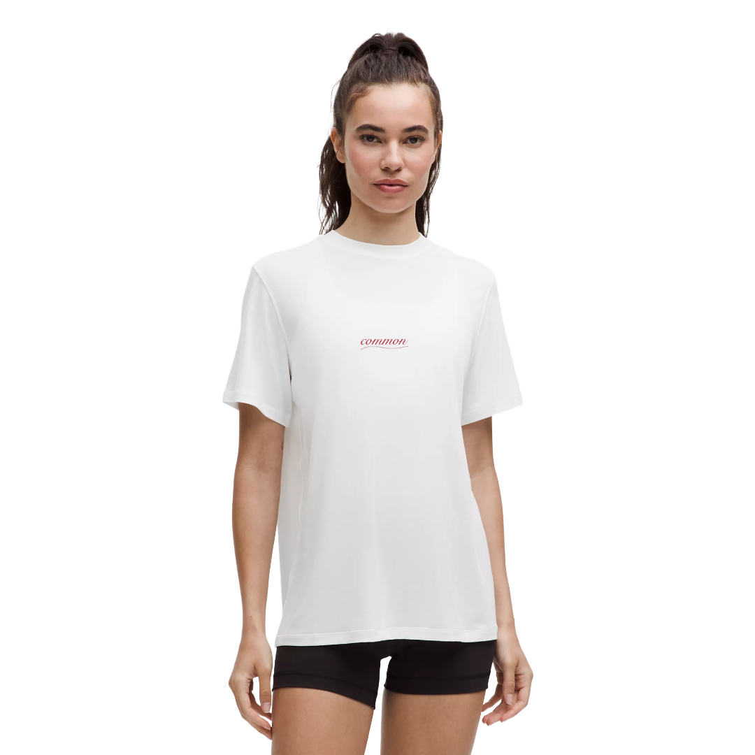 Common x lululemon (Red Rose Run) Jersey Training Short-Sleeve Shirt