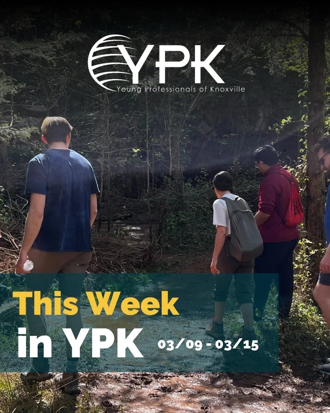 Lots going on in YPK this week &mdash; check out what&rsquo;s happening! Register for events on our website 💛 #knoxville #events #youngprofessionals