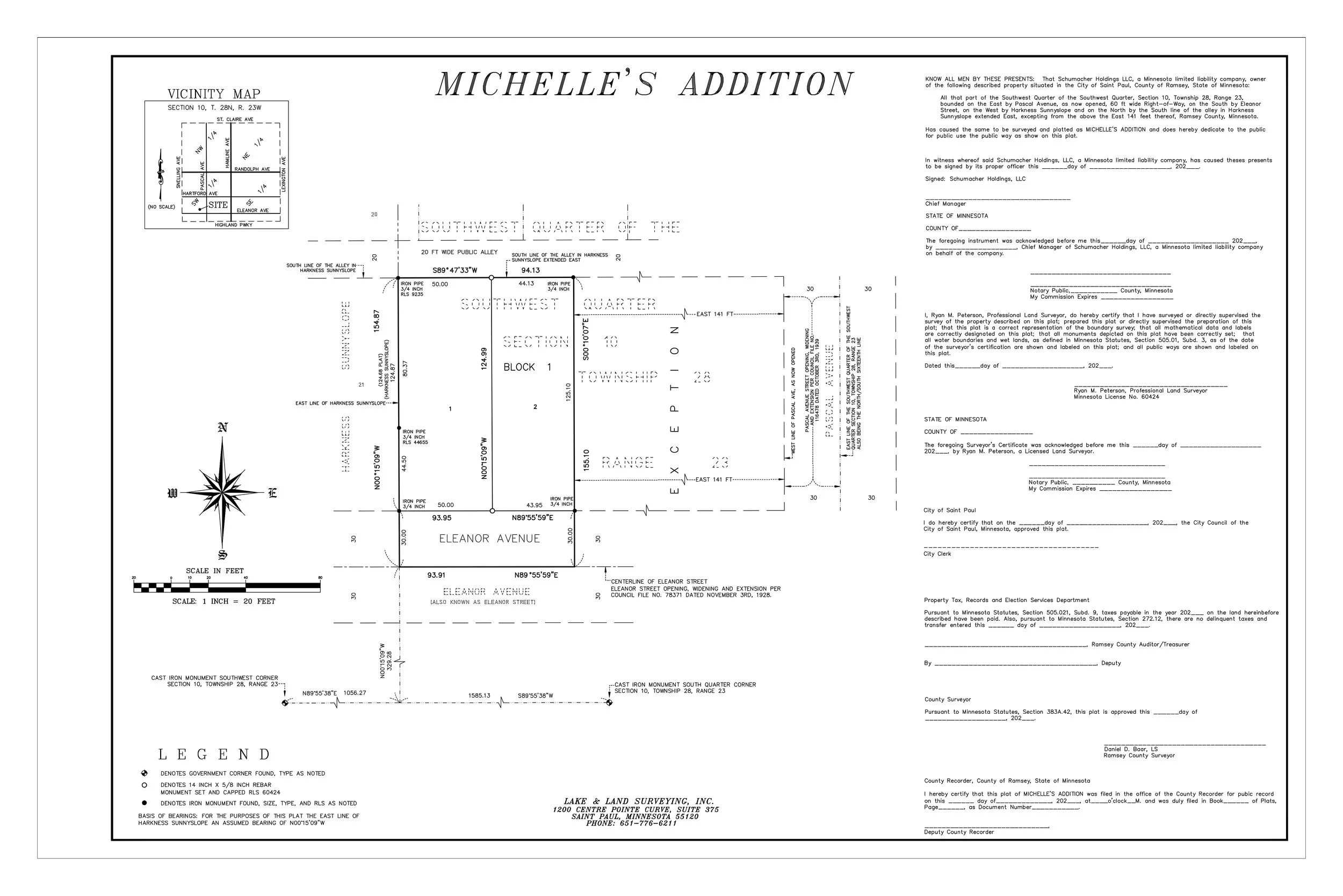 Lake & Land Surveying - Phone: 651-776-6211