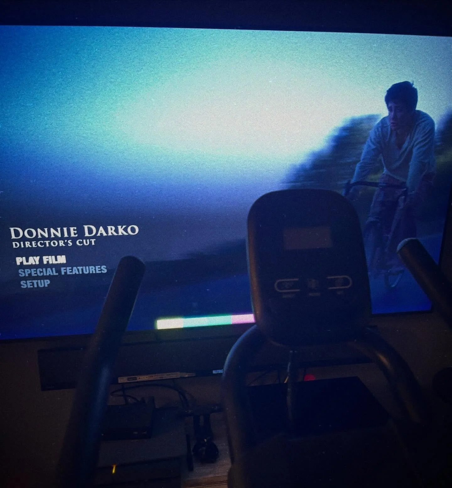 Morning workout/filmschool.