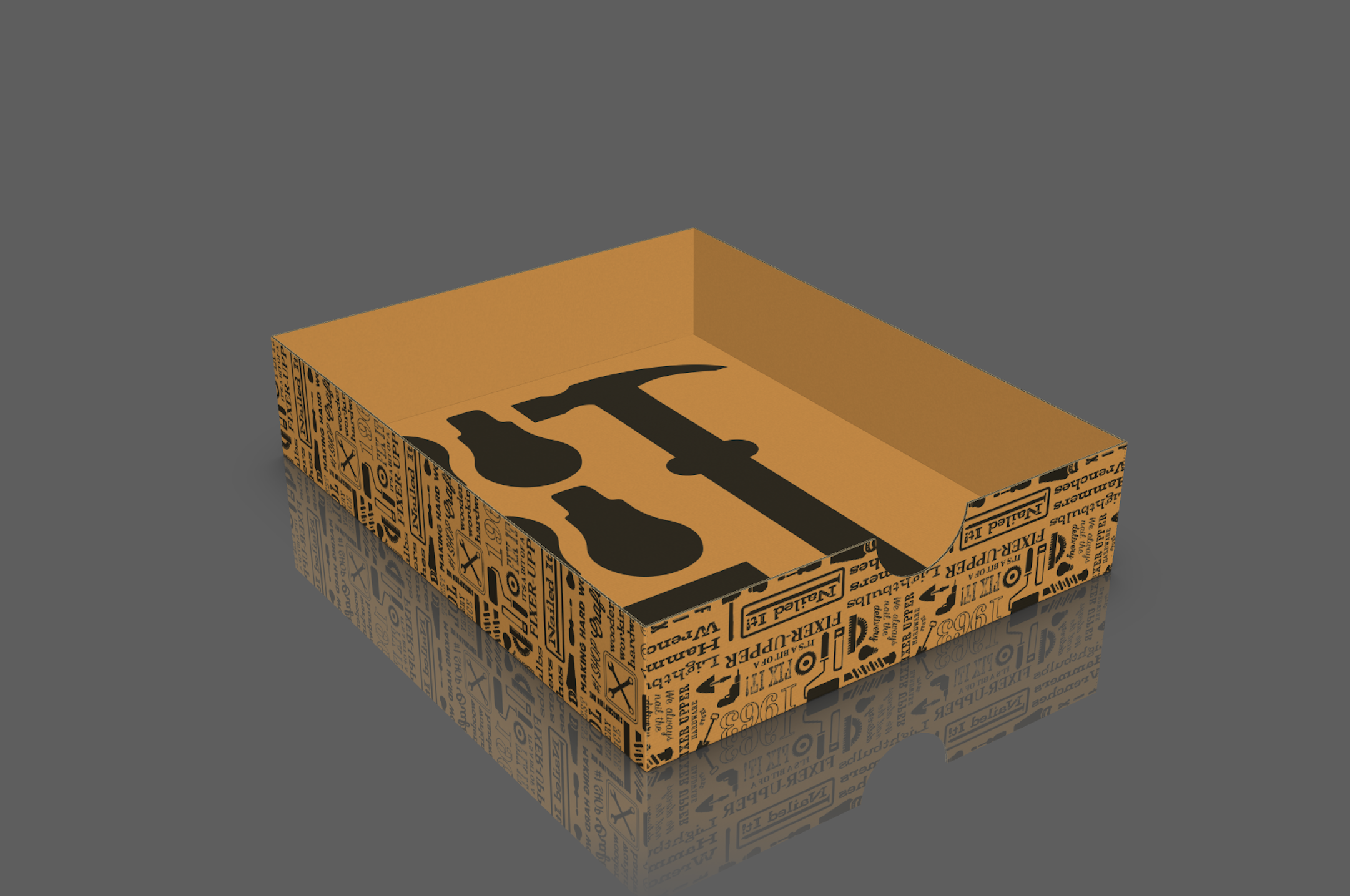 Inner drawer of storage box.