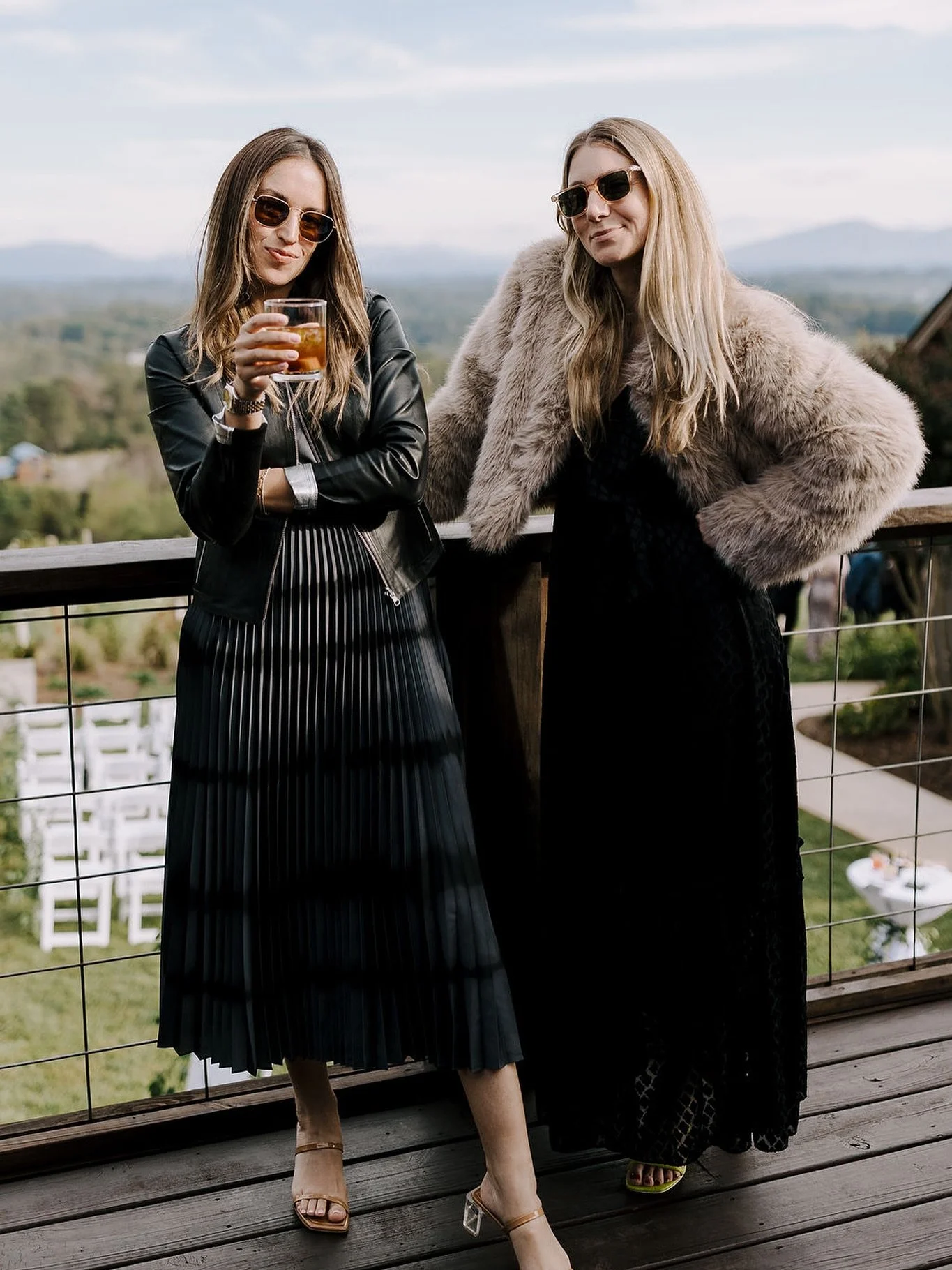 🎬 The assignment was wedding guest &mdash; they heard main character.
10/10 would let them crash every party.

✨ Golden hour. Asheville air. San Francisco energy.
When the guest list shows up serving runway rebellion + mountain charm in the same fra