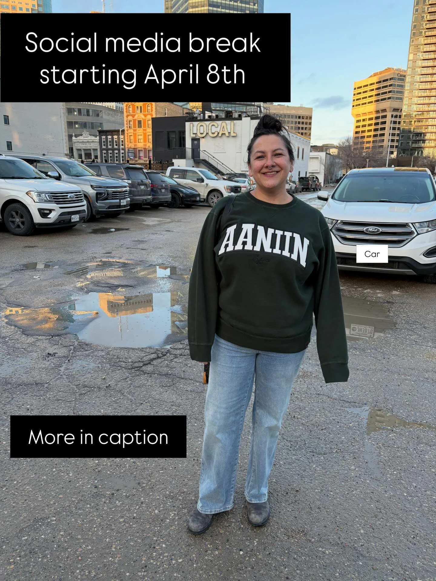 Social media break stating April 8th

I honestly believe our imagination will bring even more hope. 

And to make space for that I&rsquo;m hopping off social media while I&rsquo;m on maternity leave. I&rsquo;m not sure when I&rsquo;ll be back on here