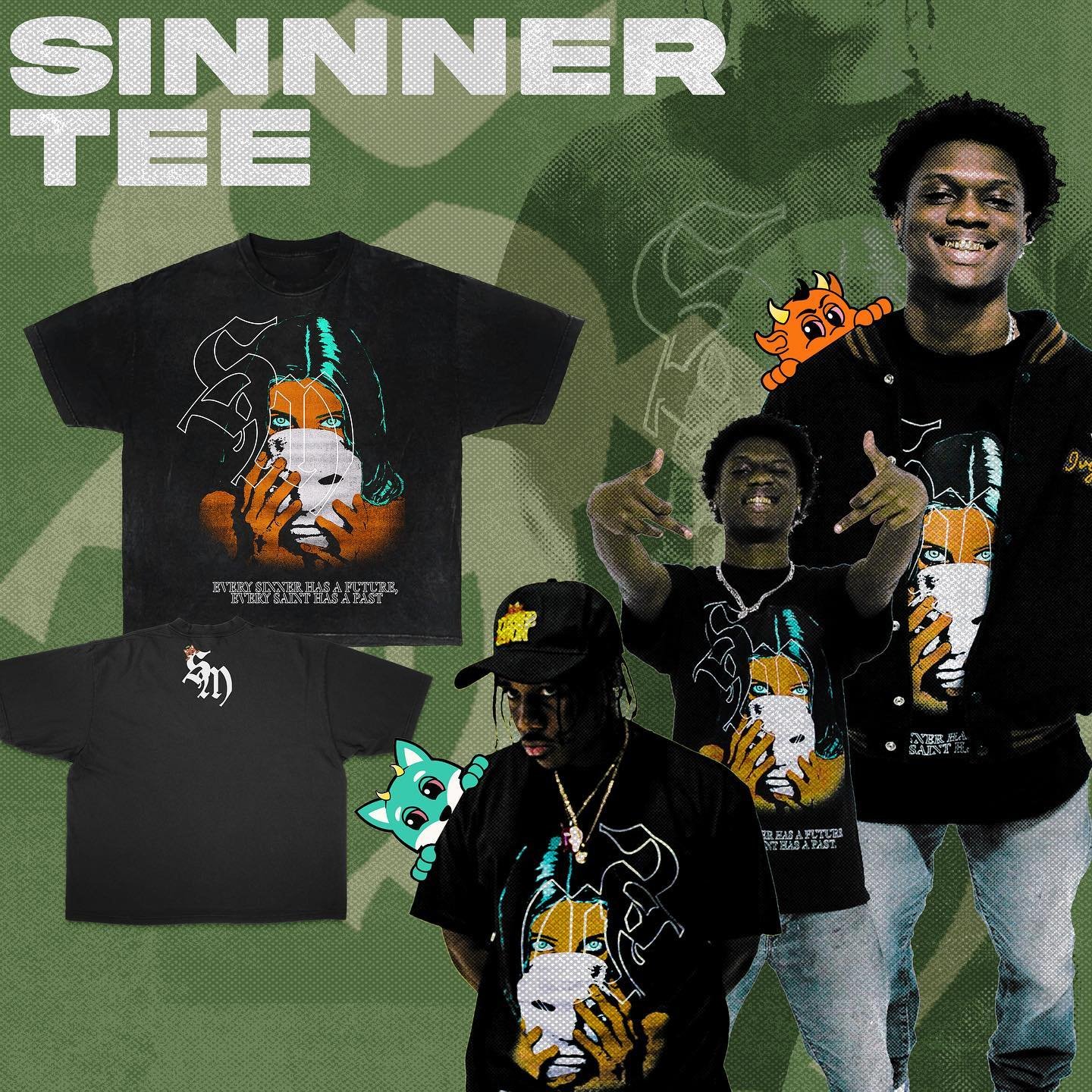 &ldquo;Every Sinner has a Past, every Saint has a Future&rdquo; | SINNER TEE OUT NOW! 🤎🦊