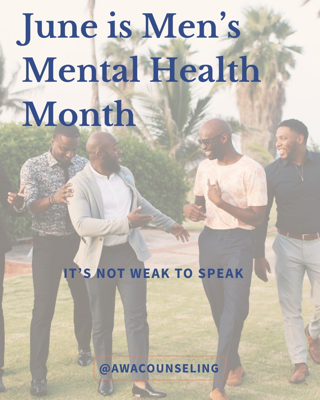 There is often a strong focus on men&rsquo;s physical health &mdash; fitness, annual checkups, and heart health &mdash; but mental well-being is equally as important because mental health is health! Check out @blackmenheal @TherapyForBlackMen.org for