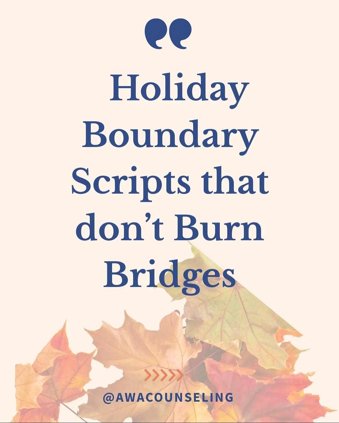 Holiday peace is allowed. Use Kindness &rarr; Clarity &rarr; Care to set boundaries without burning bridges. 

From &ldquo;I&rsquo;m skipping this year&rdquo; to &ldquo;Please don&rsquo;t comment on my body,&rdquo; your needs are valid and you don&rs