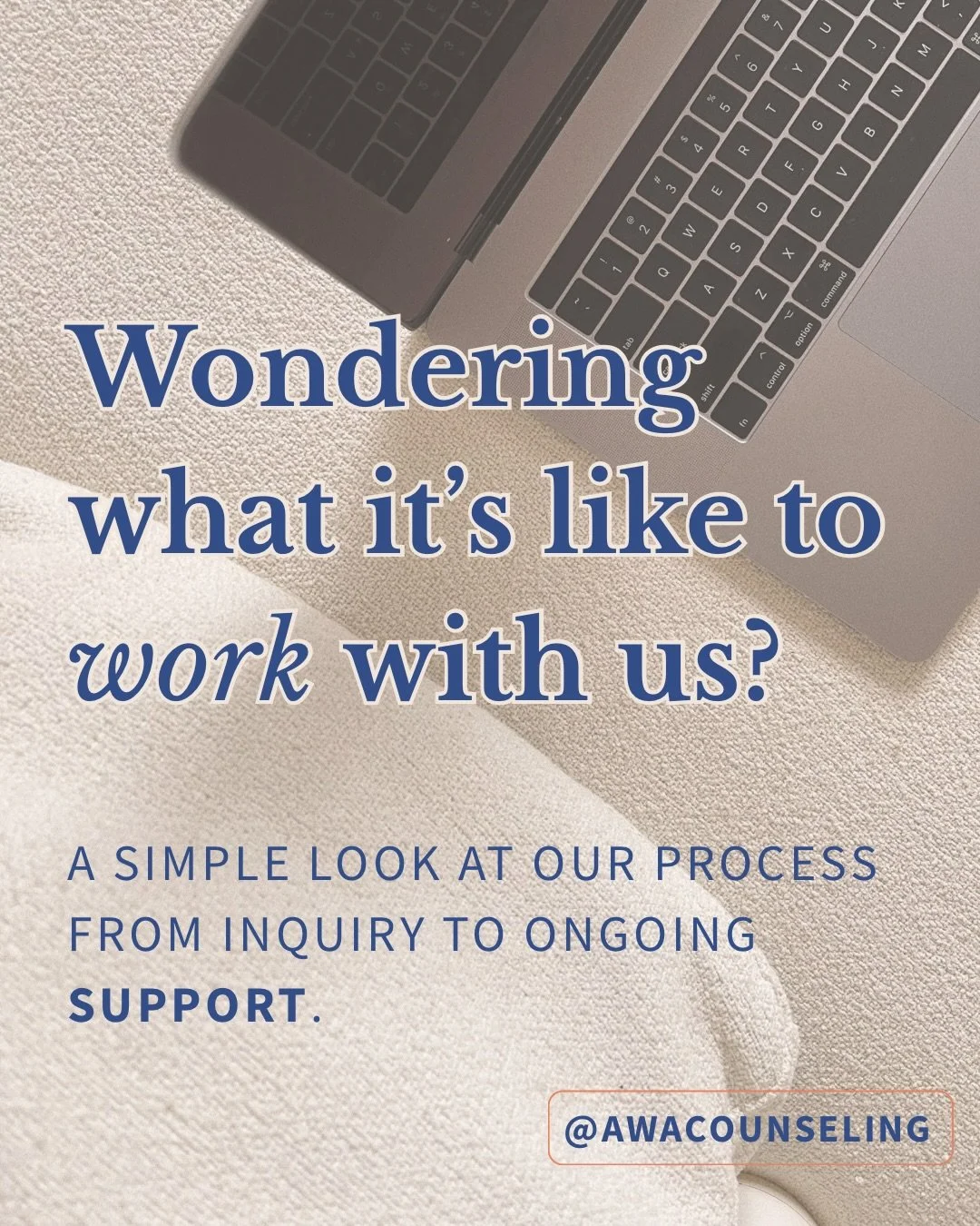 Starting therapy can bring up a lot of questions, especially if you&rsquo;ve never done it before.
So we wanted to make it simple:
Here&rsquo;s what it actually looks like to work with us.
From the first inquiry to the ongoing work we do together, ou