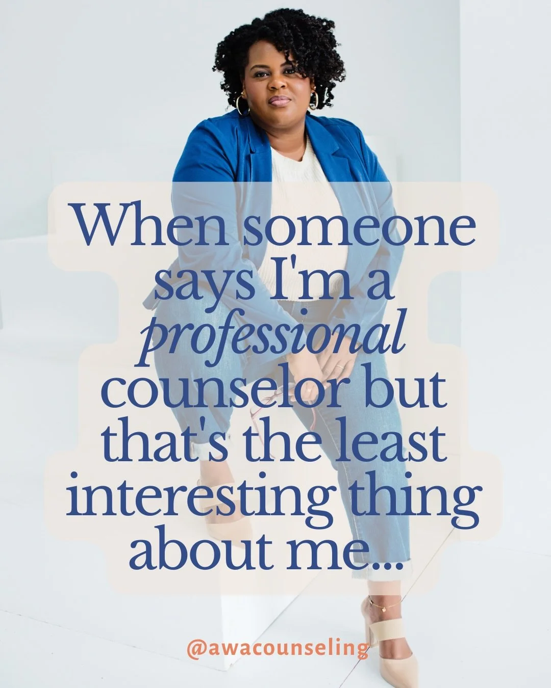 The internet loves a polished highlight reel, but behind the scenes, I am just a human.
At AWA Counseling Services, we don&rsquo;t expect you to show up perfectly put-together. We actively celebrate the good, the bad, the ugly, and the interesting. 
