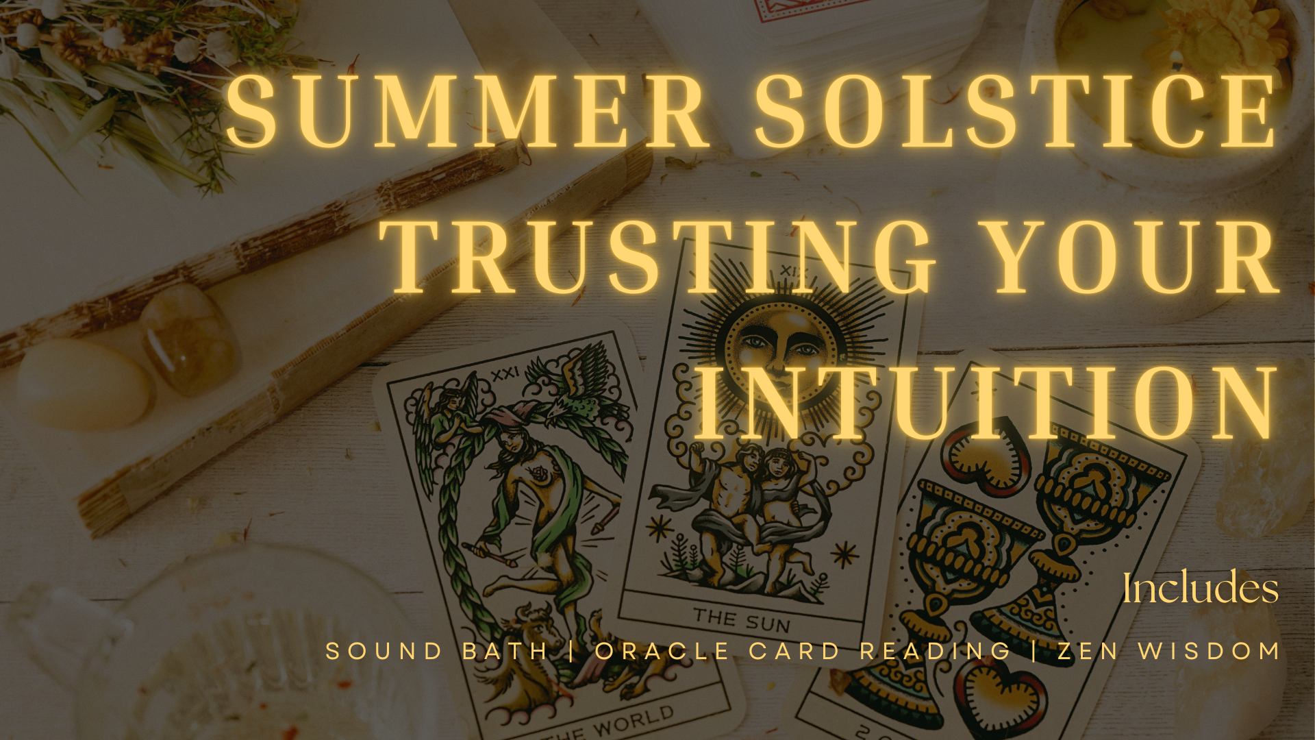 June 20 | 3pm - Summer Solstice: Trusting Your Intuition