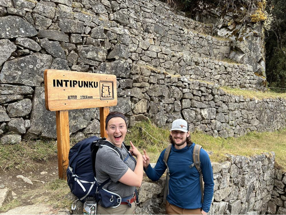 One of many photos from our hike on the Inca Trail during Calla's year in Peru (8/7/2022)