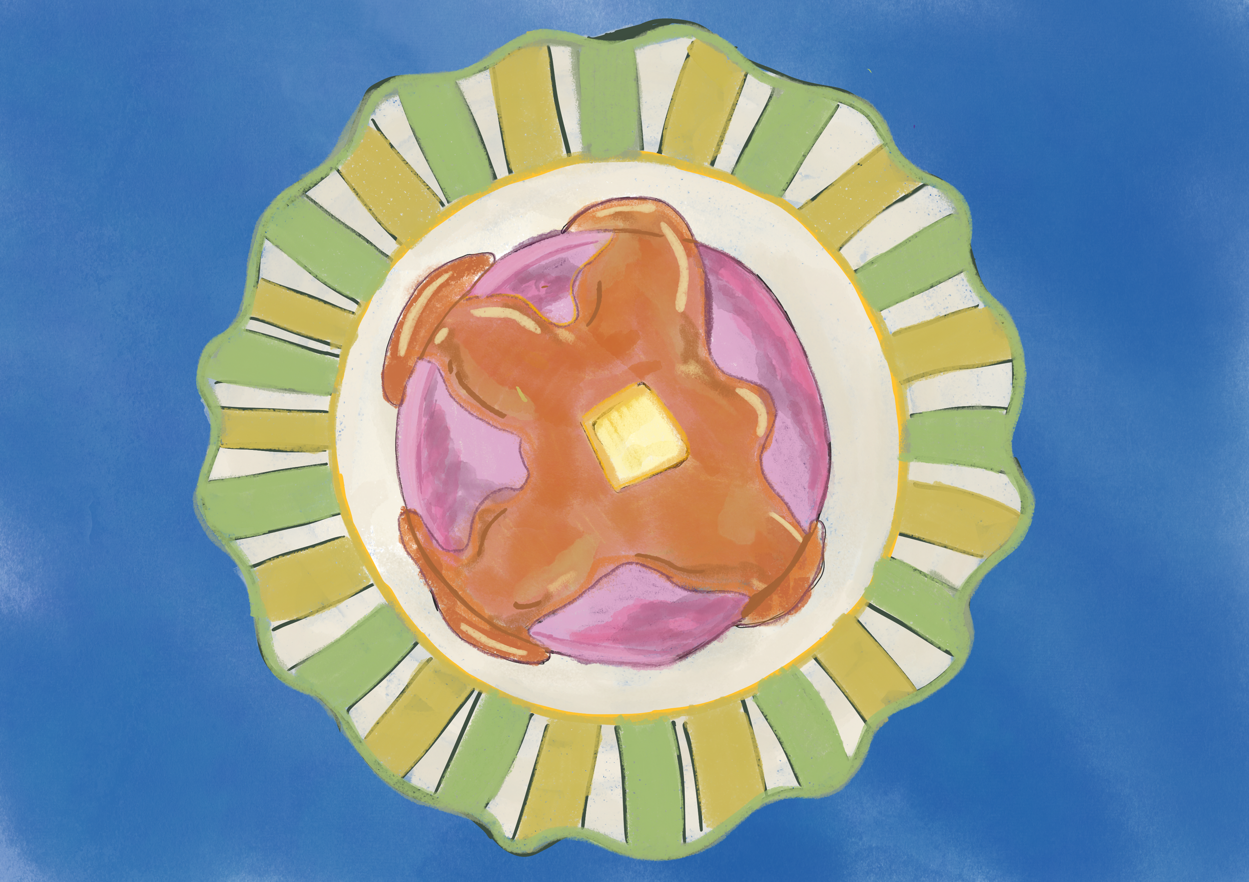 Beetroot pancakes recipe card