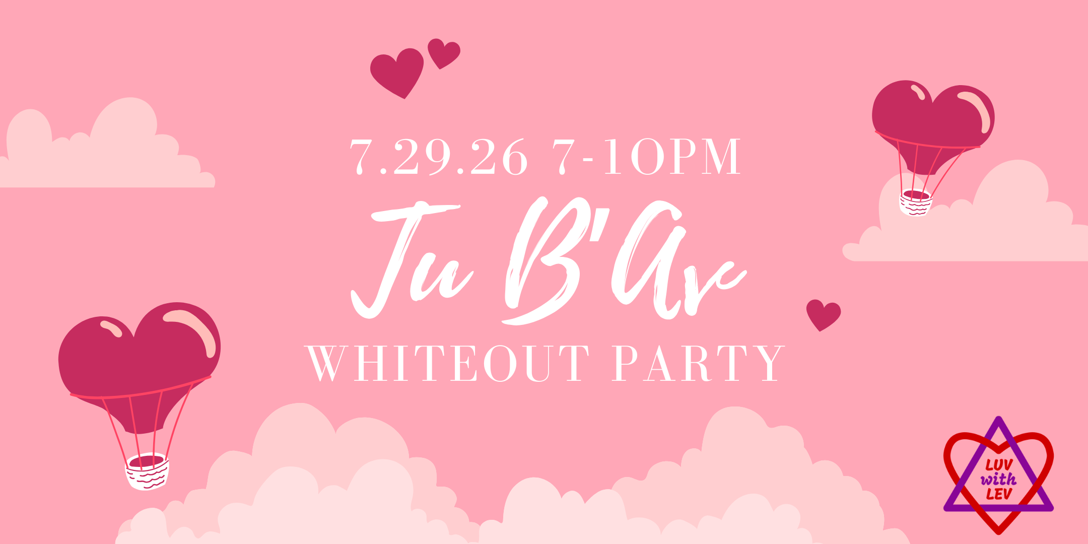 Tu B'av Rooftop Whiteout Party 