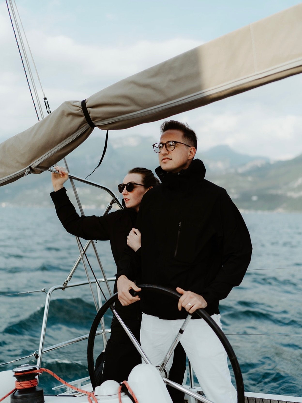 Garda by boat #garda #gardawedding #gardaelopement #boattrip