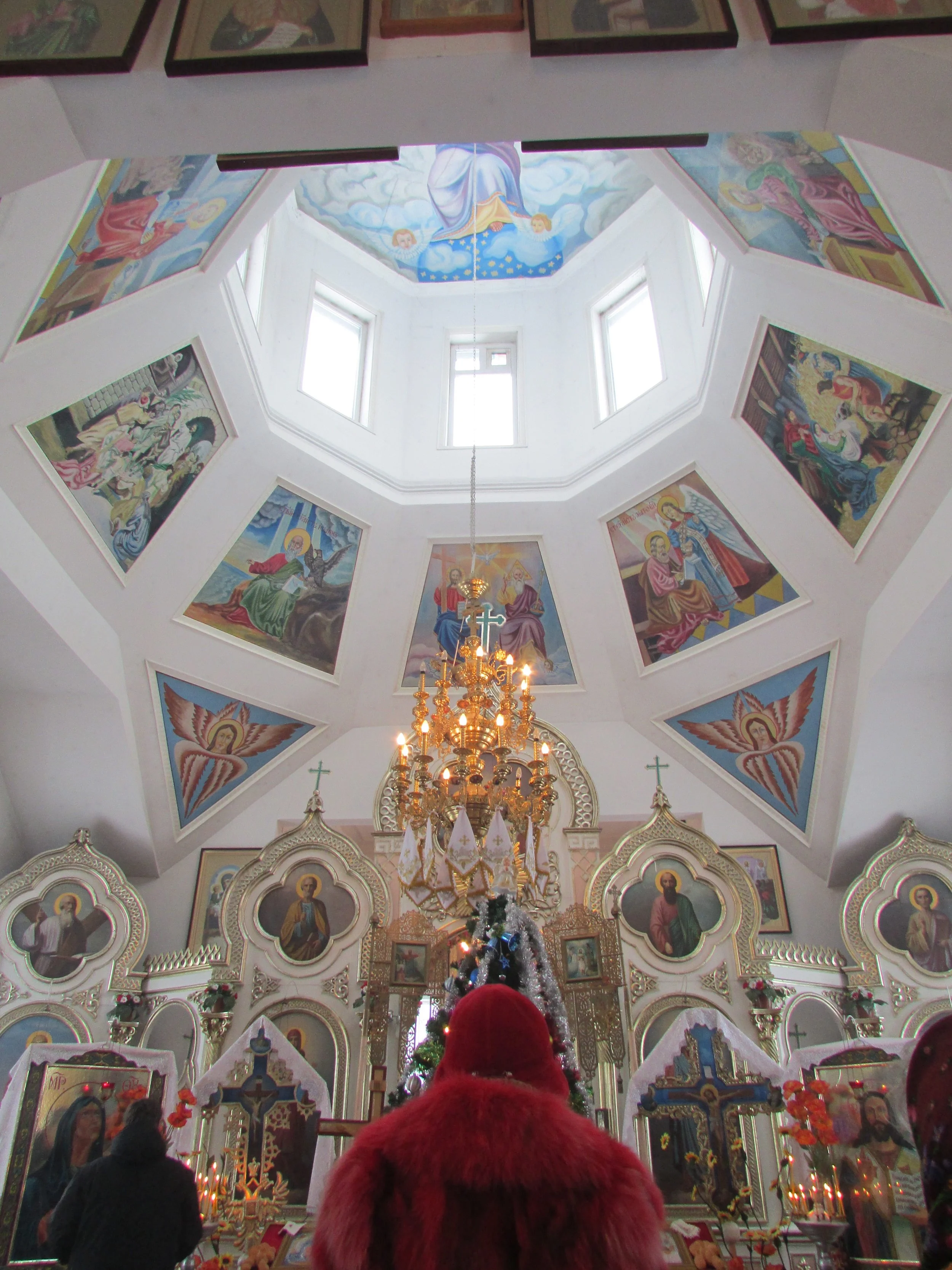   Codreni village church - interior  