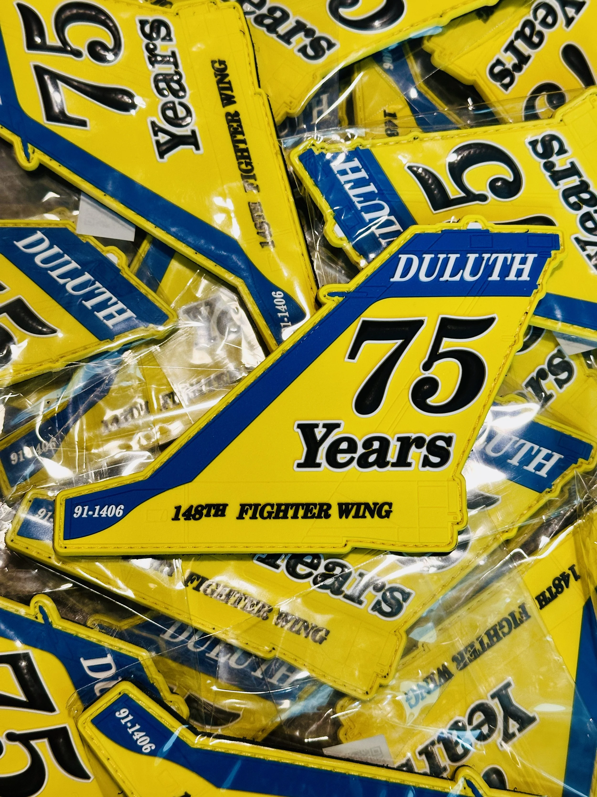 148th FW "75th Anniversary" Bulldog Tail Patch (F-16)