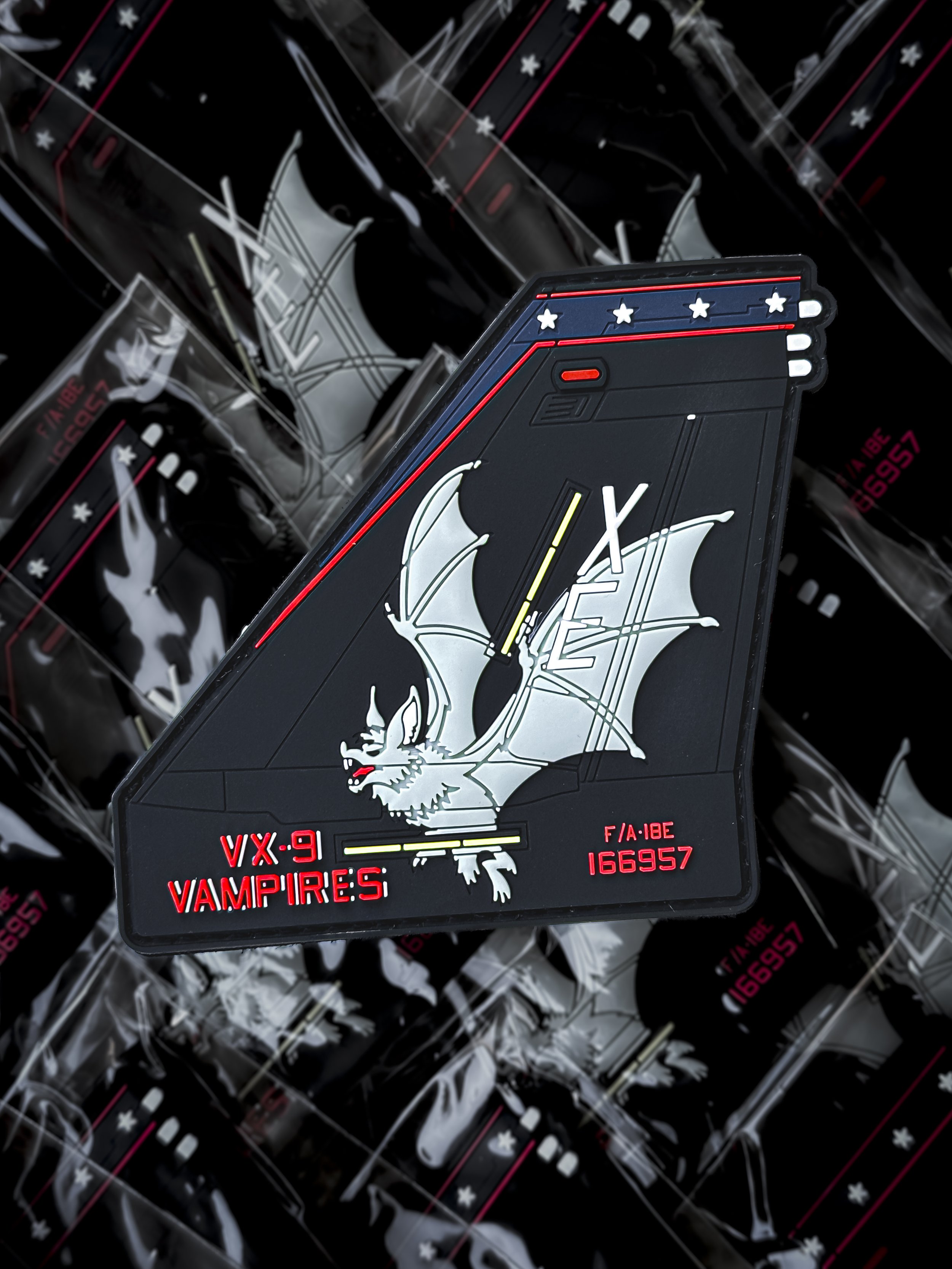 VX-9 Vampires "Triple Sticks" Tail Patch (F/A-18)