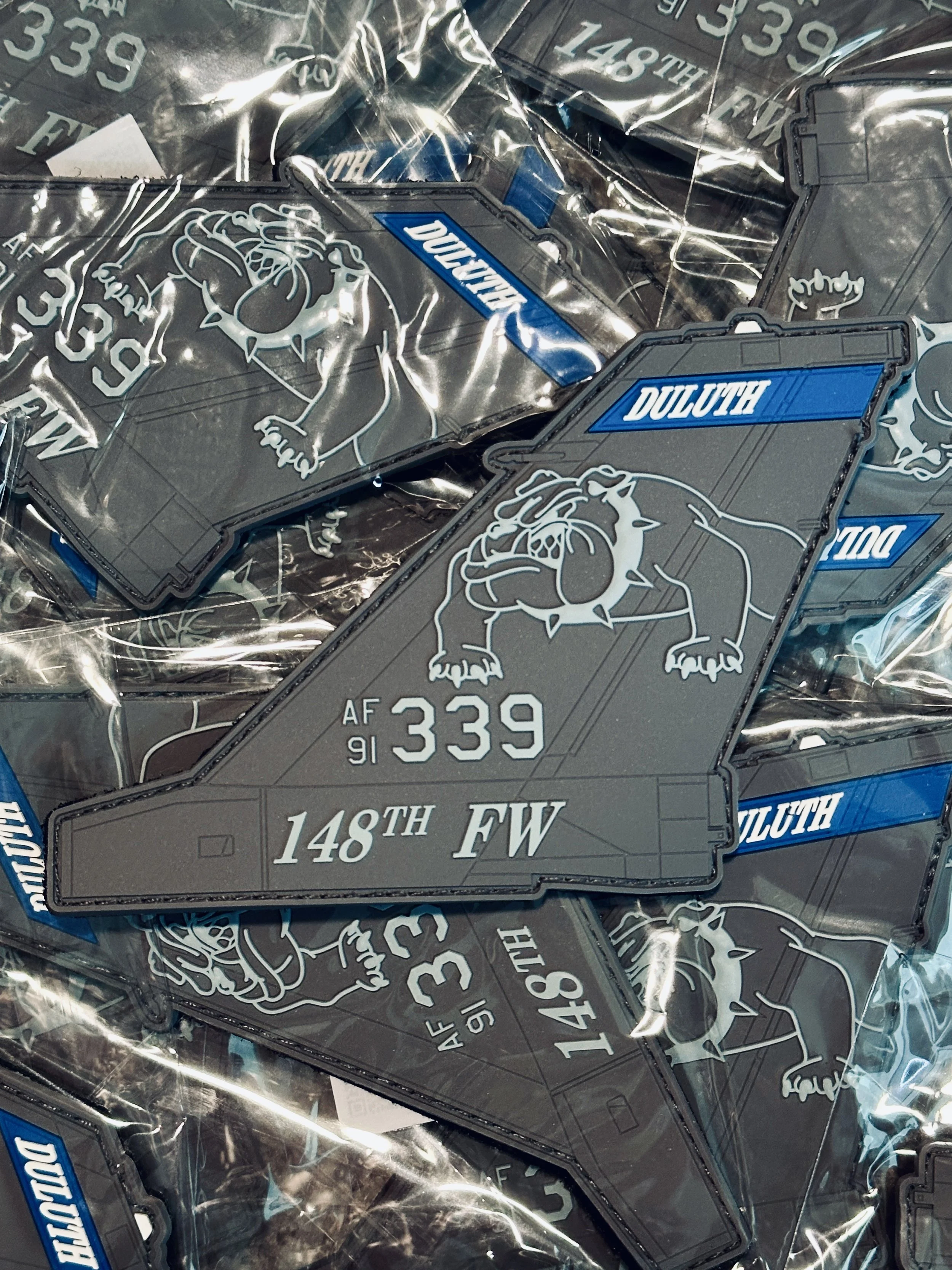 148th FW "Have Glass" Bulldog Tail Patch (F-16)
