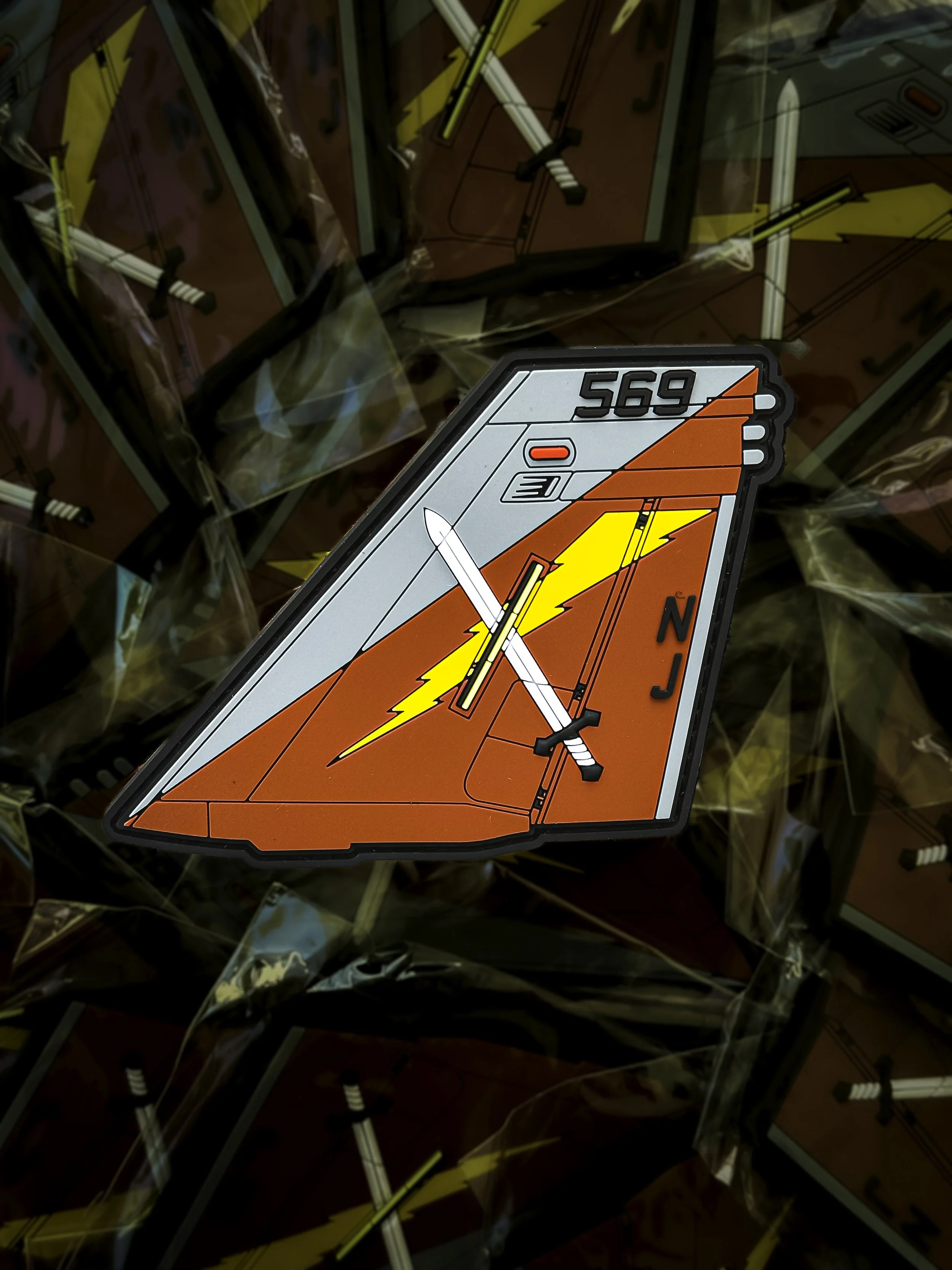 Growler Demo Team / VAQ-129 Tail Patch (E/A-18)