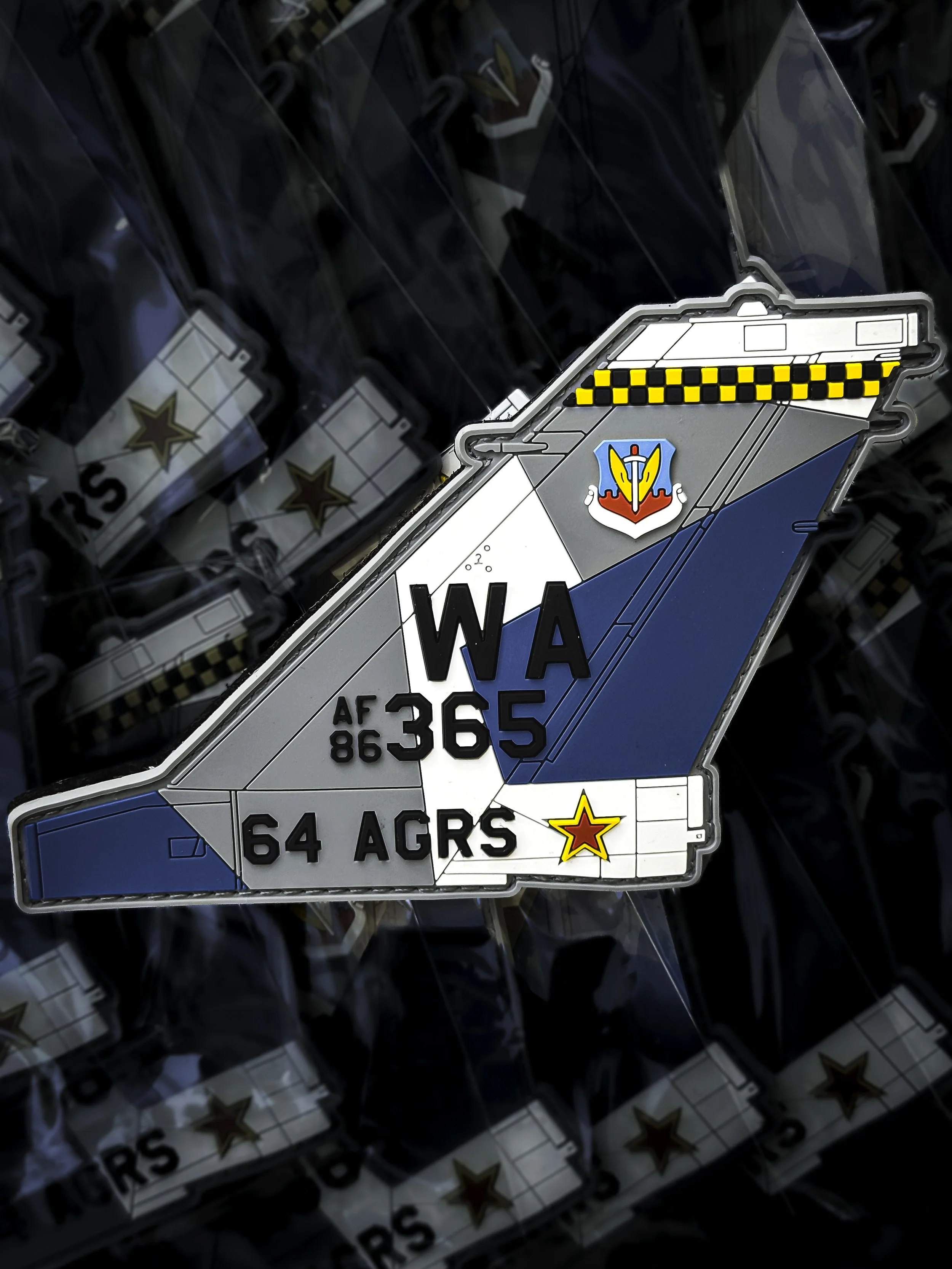64th AGRS "Splinter" Tail Patch (F-16)