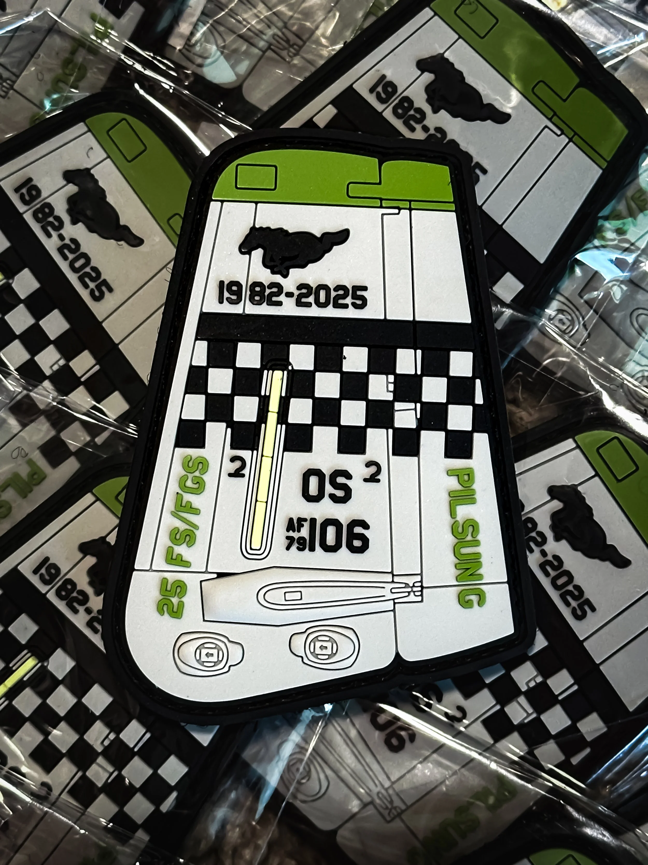 25th FS “Assam Draggins” Sunset Tail Patch (A-10)