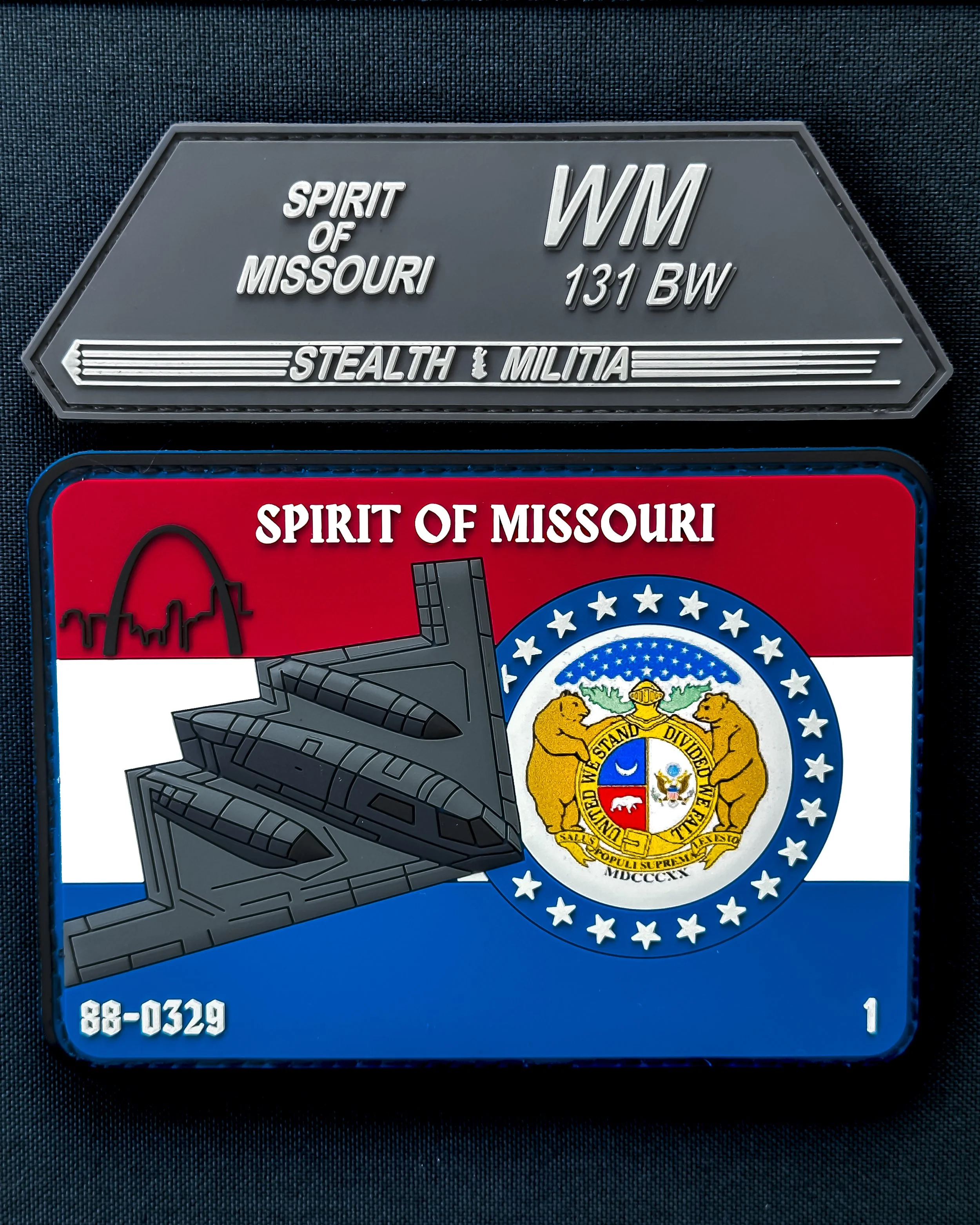 🌟 "Spirit of Missouri" Stealth Bomber Patch Combo (B-2A)