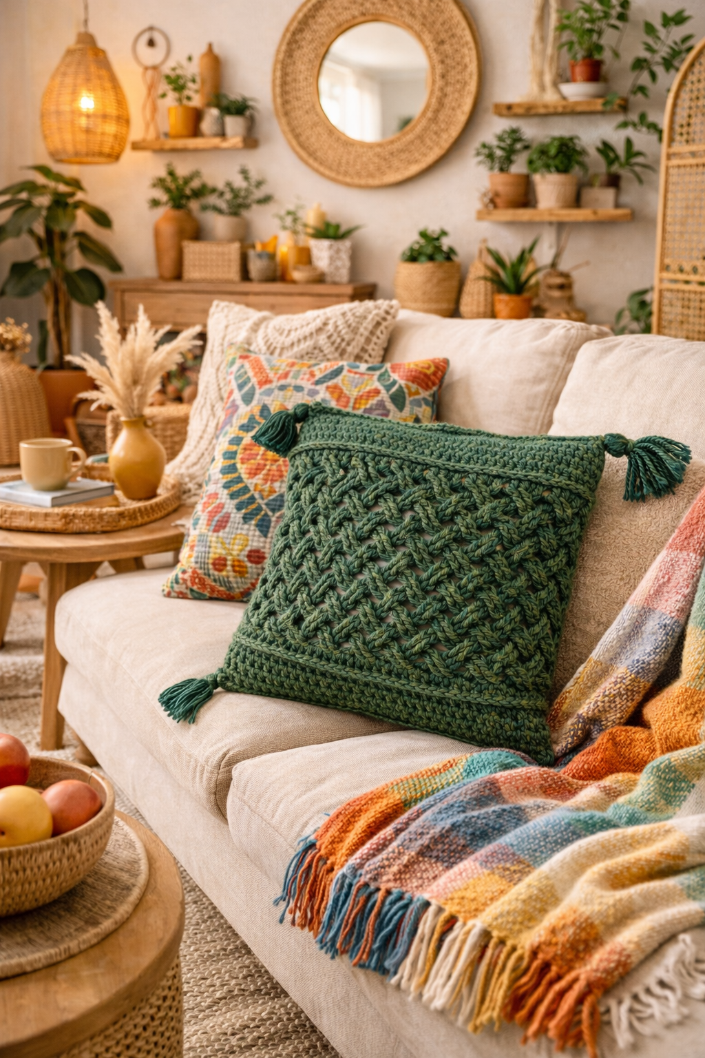 Cozy Weave Pillow Pattern