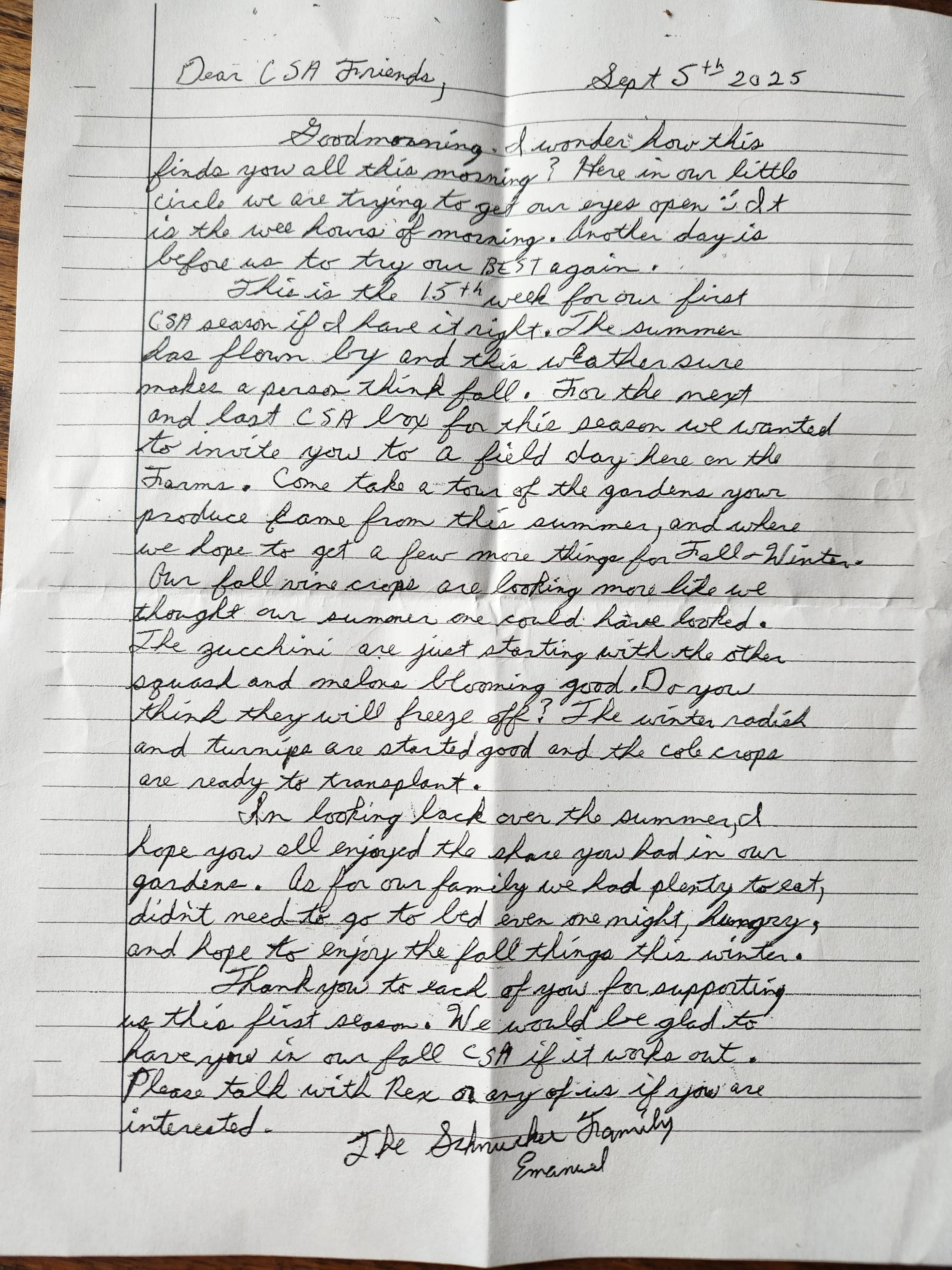 Newsletter from the Schmucker Family .jpg