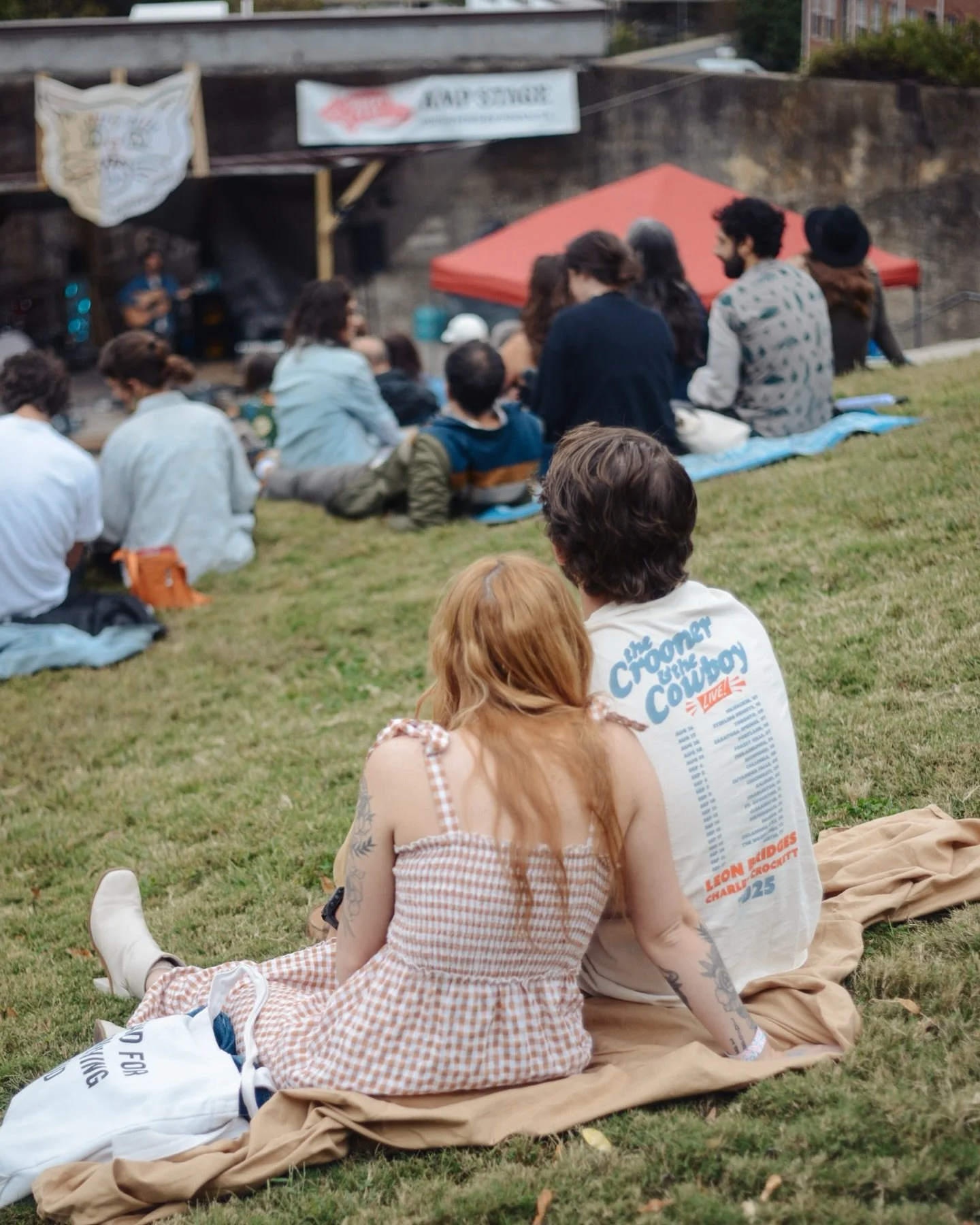 One week since @sleepyfest! 🩷 It&rsquo;s always such a fun day in @saxapahaw celebrating music, art &amp; friends.