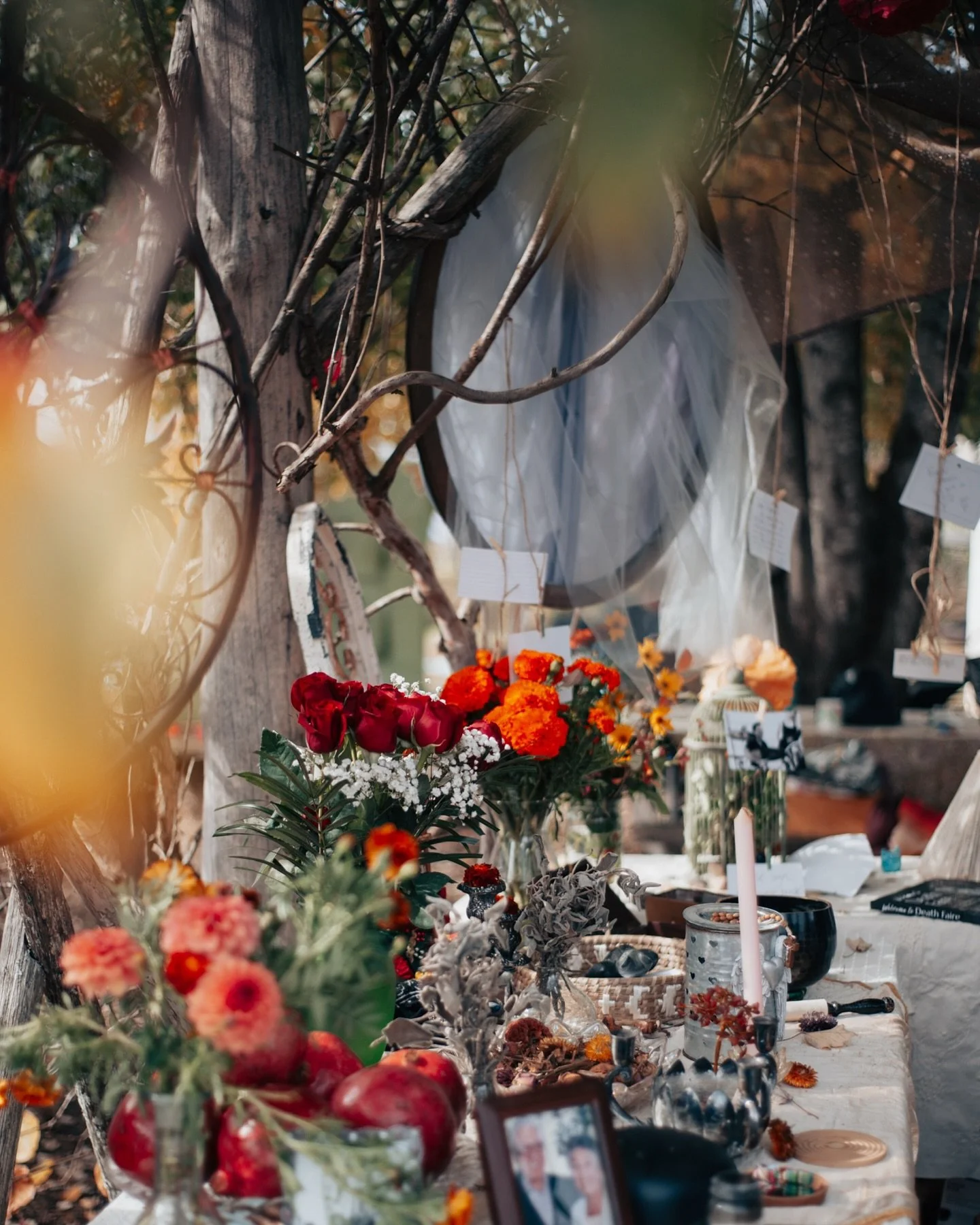 Spent the day enjoying the Death Faire at @theplantnc in Pittsboro. Ryan (@empathy.foods) &amp; Cait (@anatomy_and_intuition) have such a great booth and it was lovely to see them both in their element. ✨