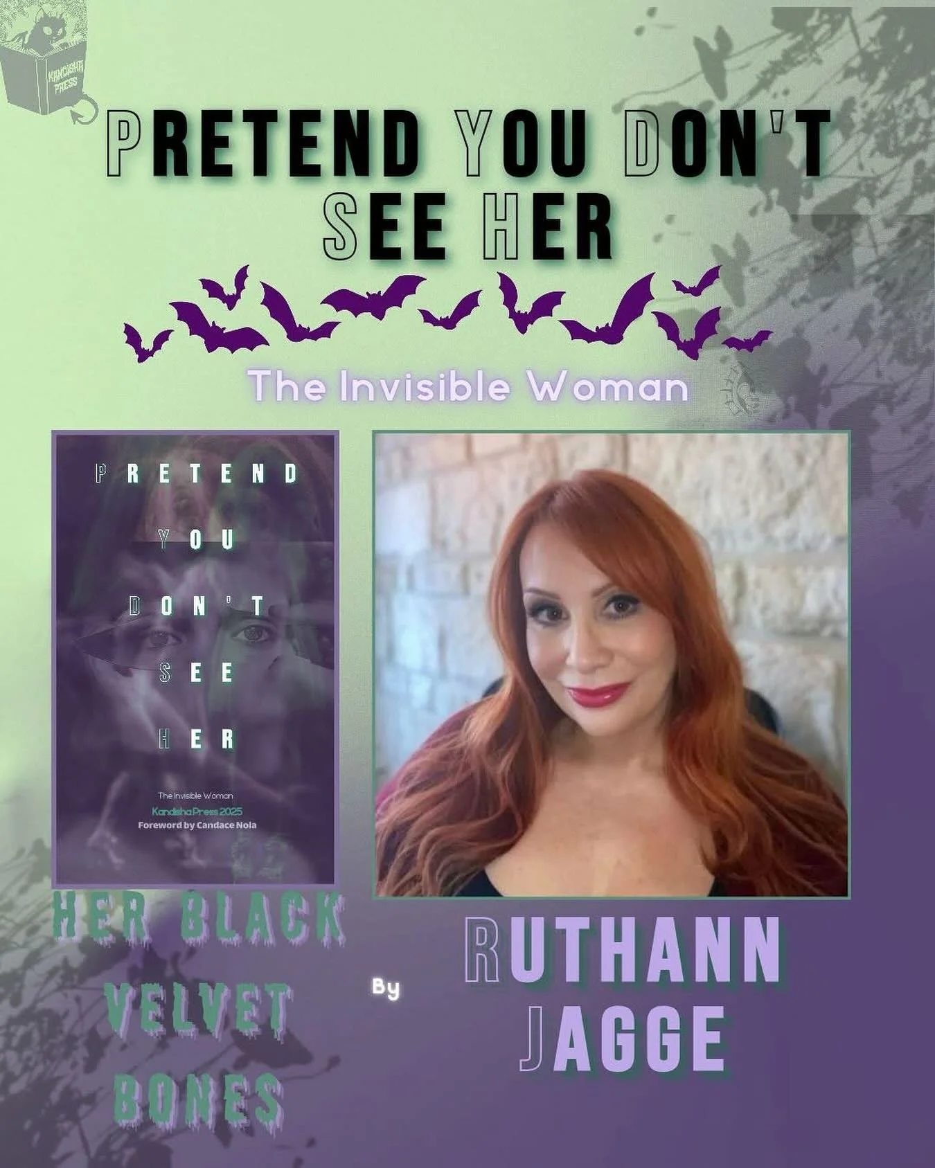 So delighted to be included! More about the story and a glimpse into what makes me tick here: https://kandishapress.com/2025/09/22/author-spotlight-ruthann-jagge/