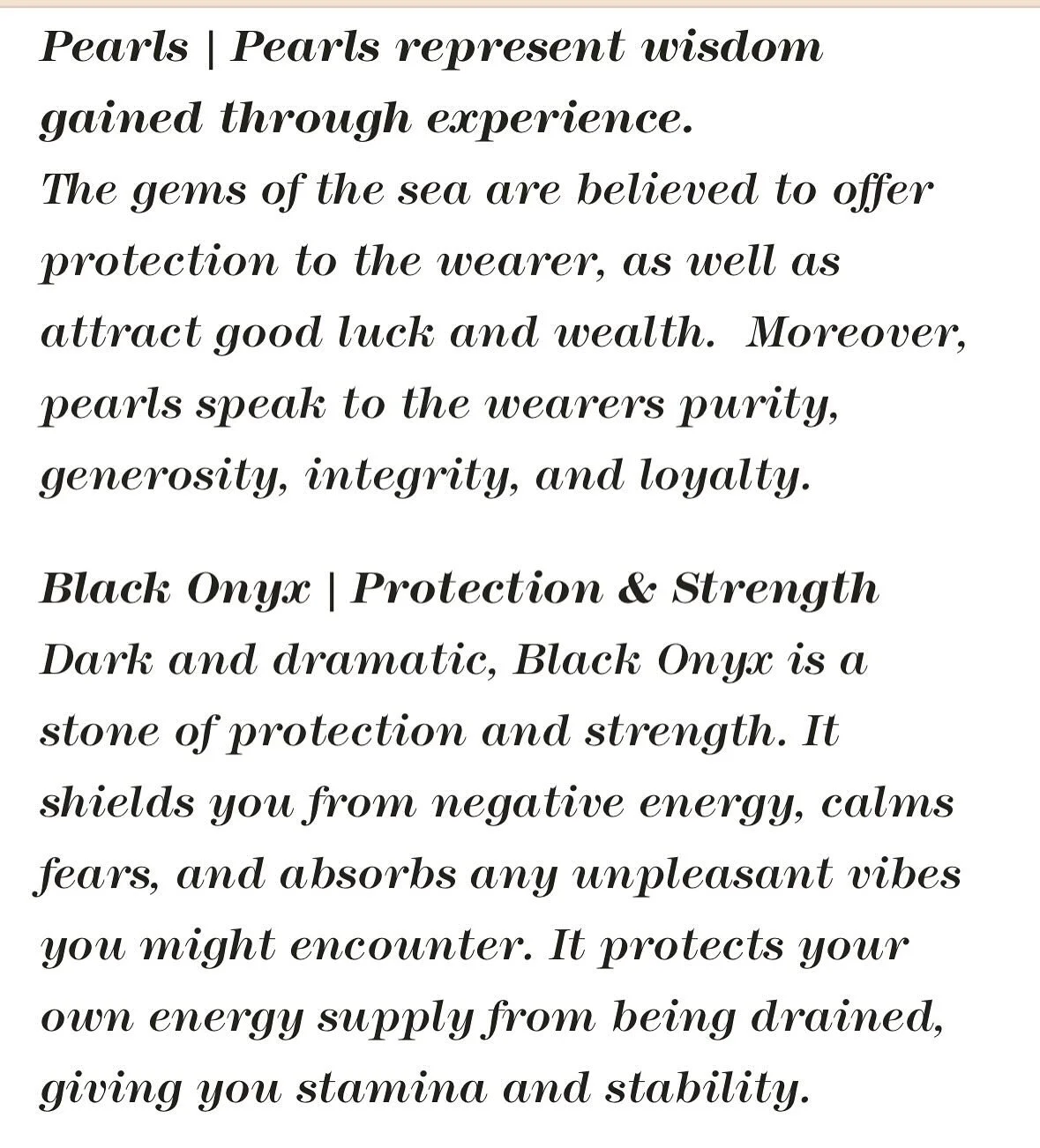 My last birthday gift of 2025.
60" of pearls and a vintage black onyx heart knotted onto soft leather.
Unconventional and memorable.
Coming soon, IYKYK.🖤