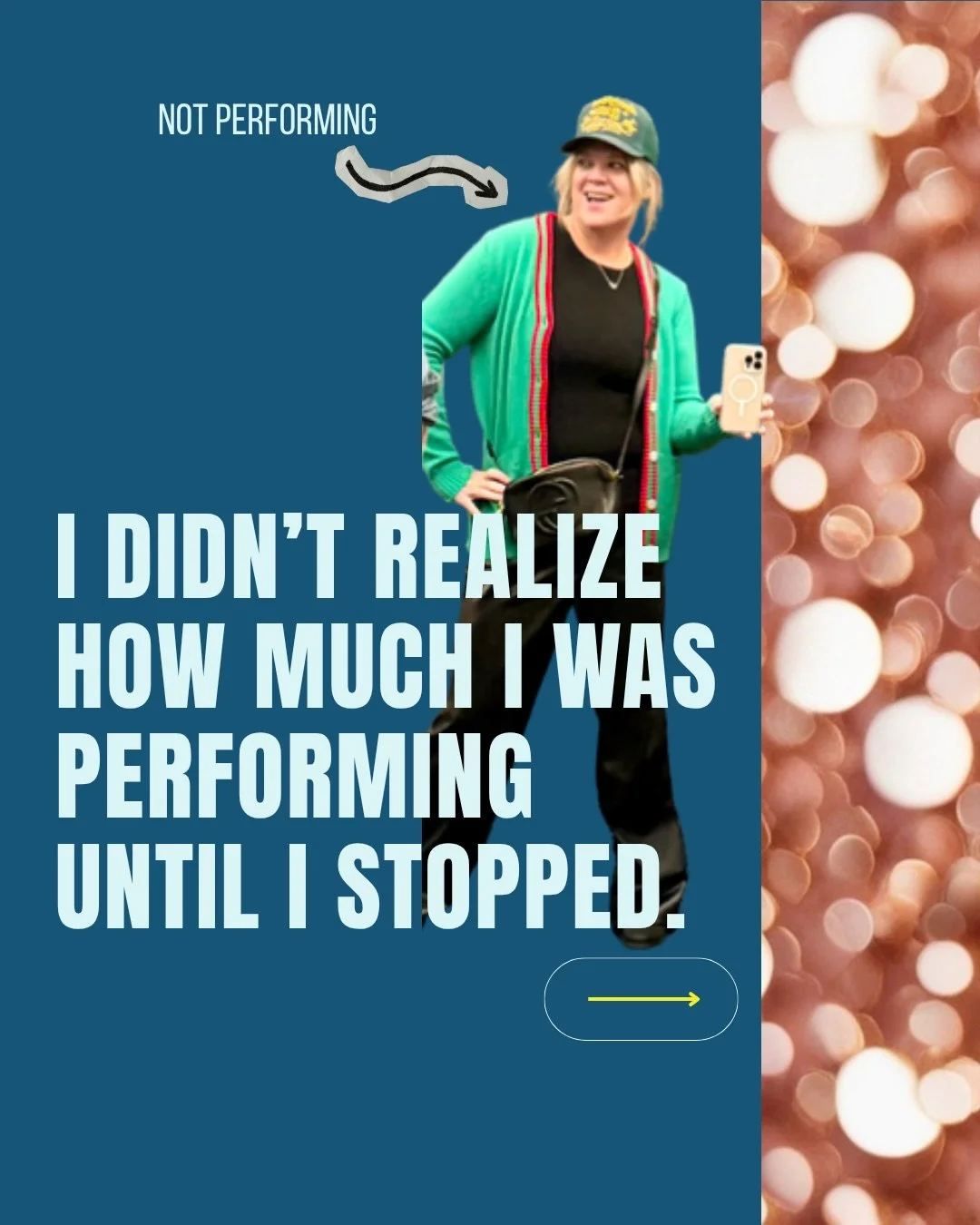 I didn&rsquo;t realize how much energy I was spending just trying to be the &ldquo;right version&rdquo; of myself.

And the hard part?

It worked.

I fit in. I was accepted. I knew how to navigate the room.

But I didn&rsquo;t feel like myself.

That