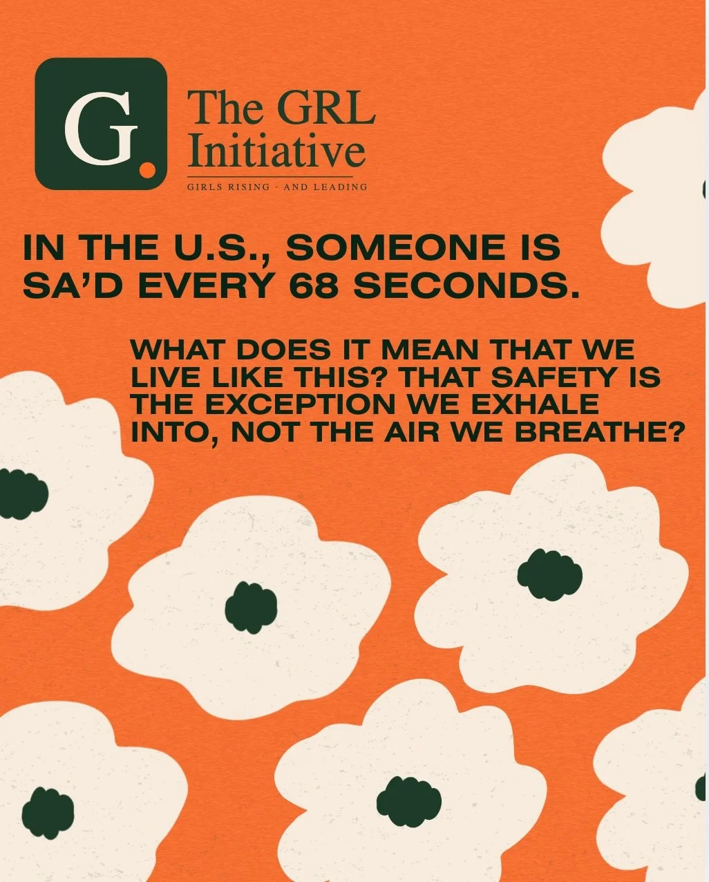 I had a moment recently where my body reacted before my brain did.
Every woman knows that feeling.

We&rsquo;ve been trained to stay alert&hellip; for a reason.

Nearly half of women in the U.S. have experienced sexual violence.
So what if this isn&r