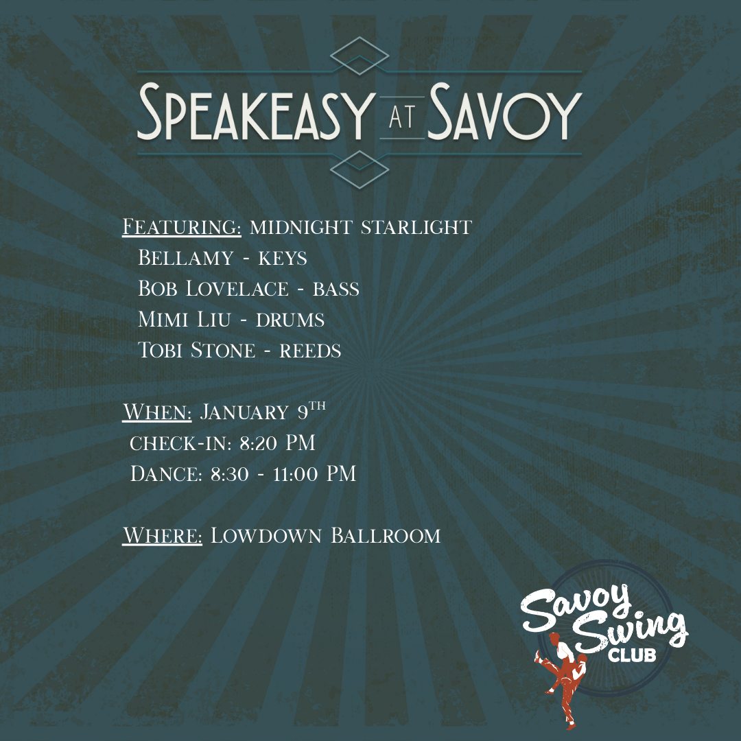 Speakeasy at Savoy: midnight starlight