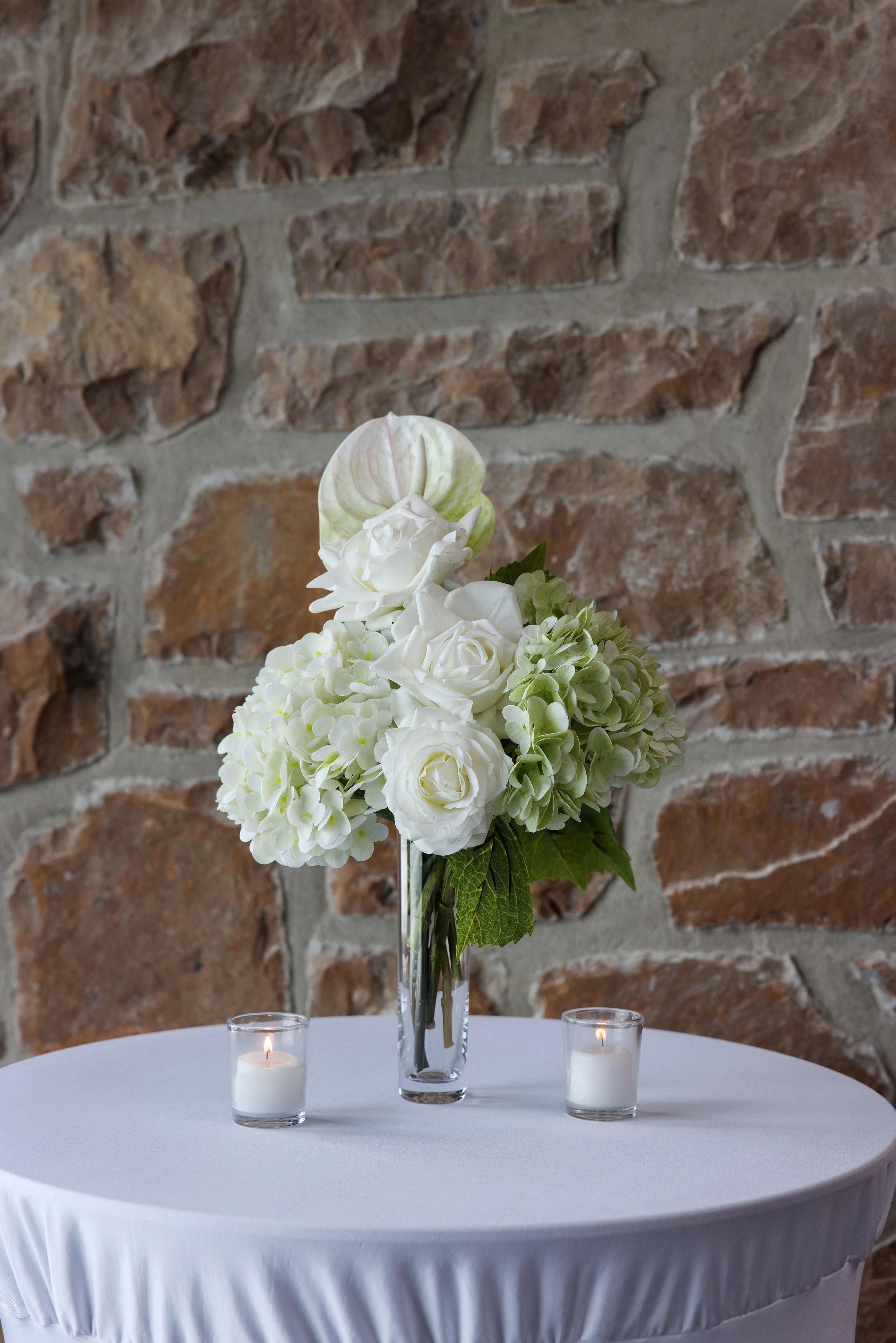 cocktail table flowers